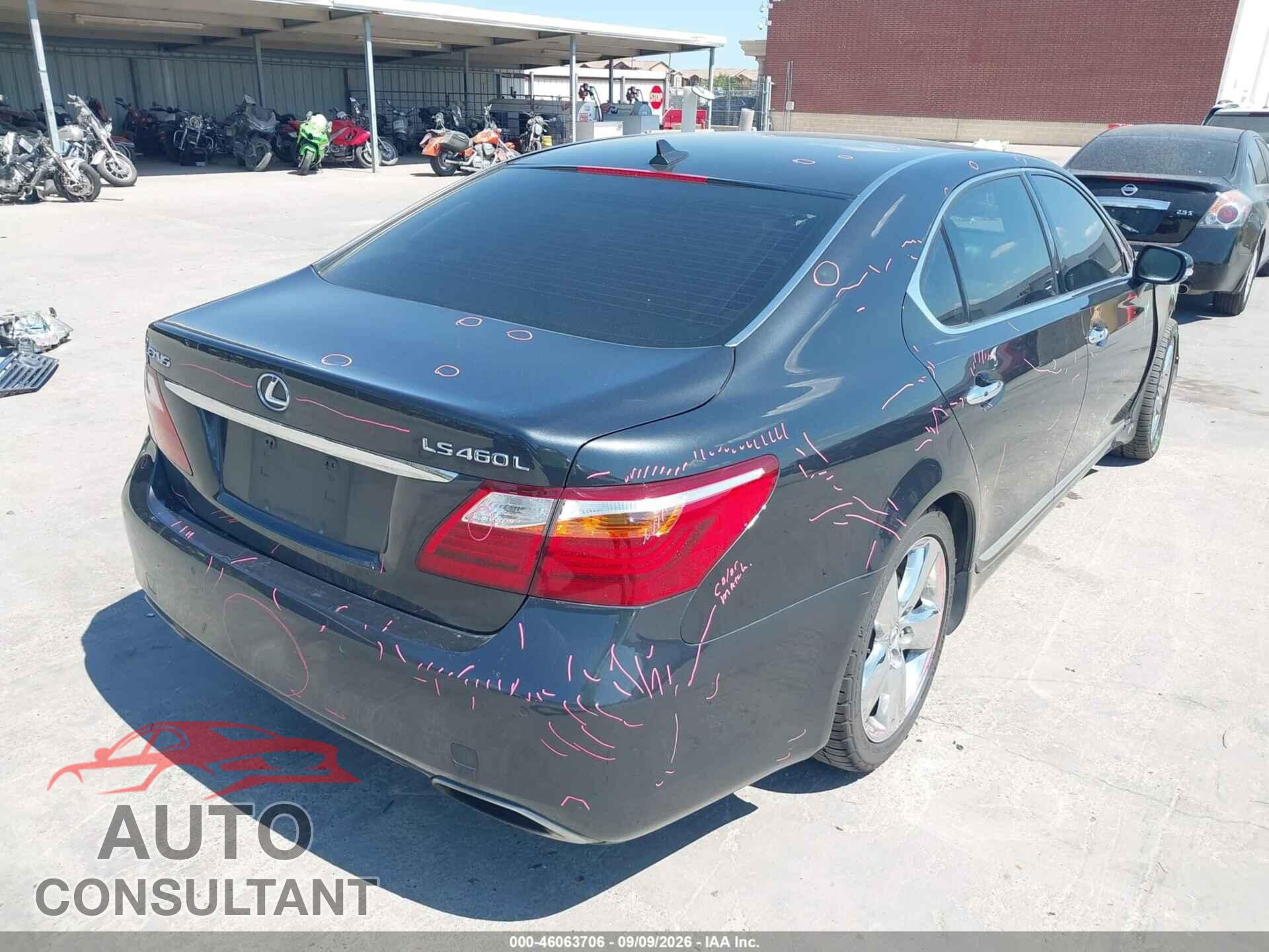 LEXUS LS 460 2010 - JTHGL5EF1A5038727