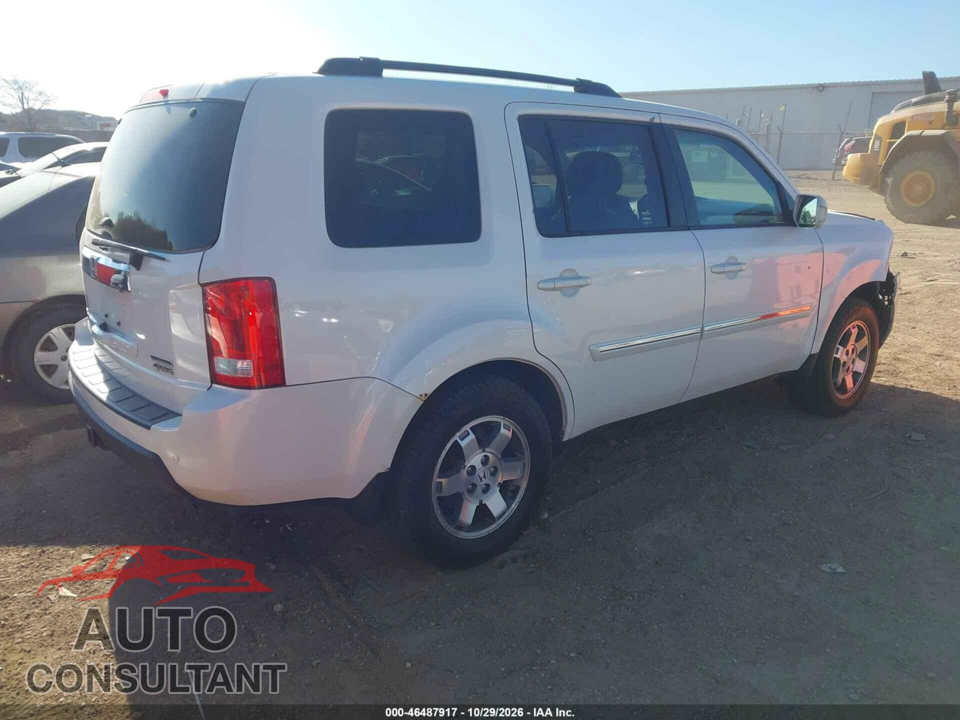 HONDA PILOT 2011 - 5FNYF4H92BB104957