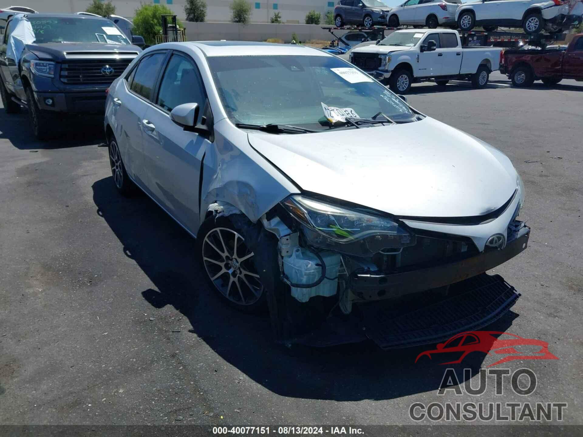 TOYOTA COROLLA 2017 - 5YFBURHE1HP619709