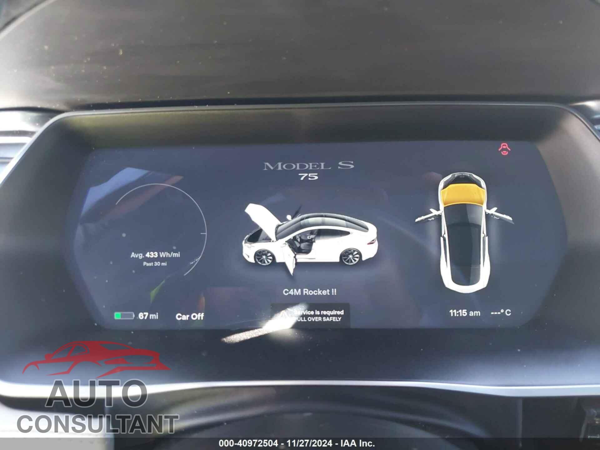 TESLA MODEL S 2016 - 5YJSA1E16GF152874