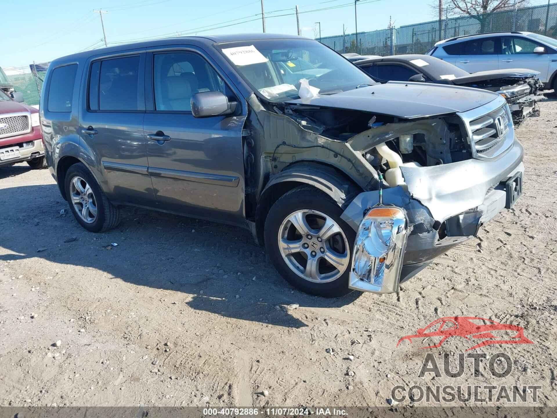 HONDA PILOT 2012 - 5FNYF4H52CB019938