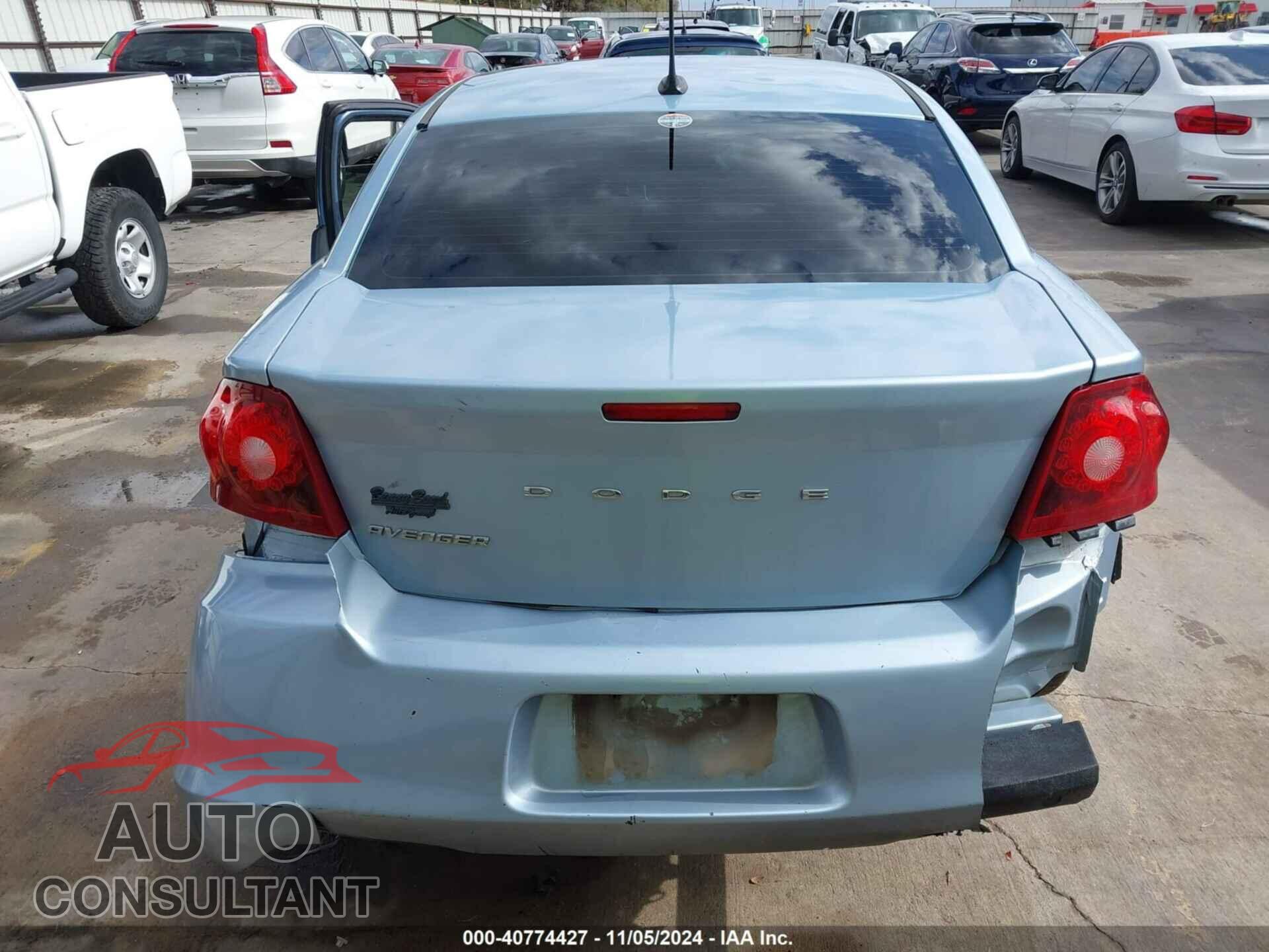 DODGE AVENGER 2013 - 1C3CDZAB2DN681362