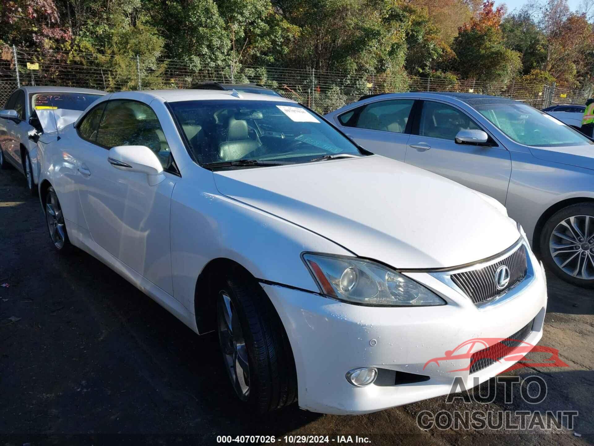 LEXUS IS 350C 2010 - JTHFE2C25A2504536