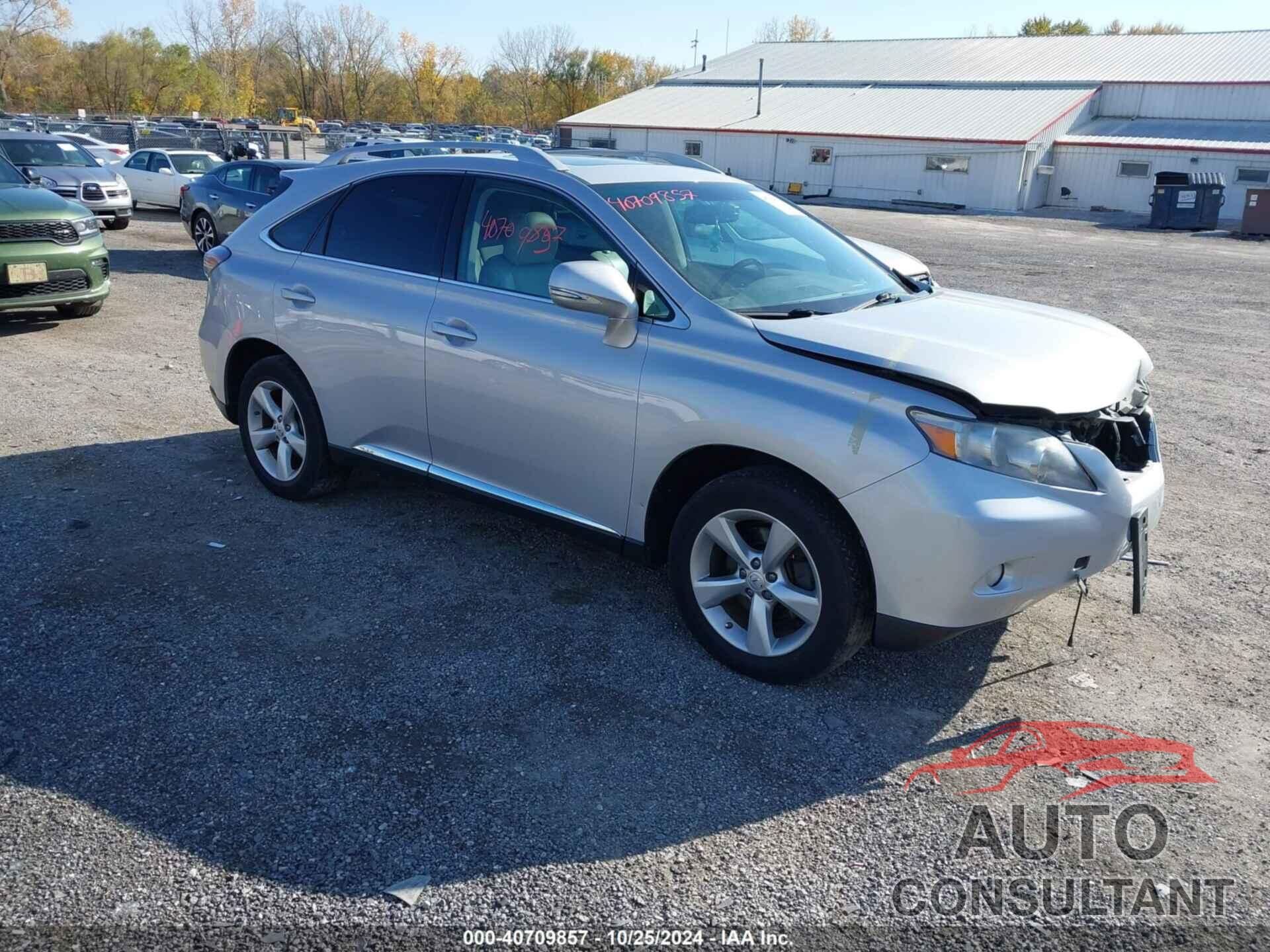 LEXUS RX 350 2011 - 2T2BK1BA8BC090467