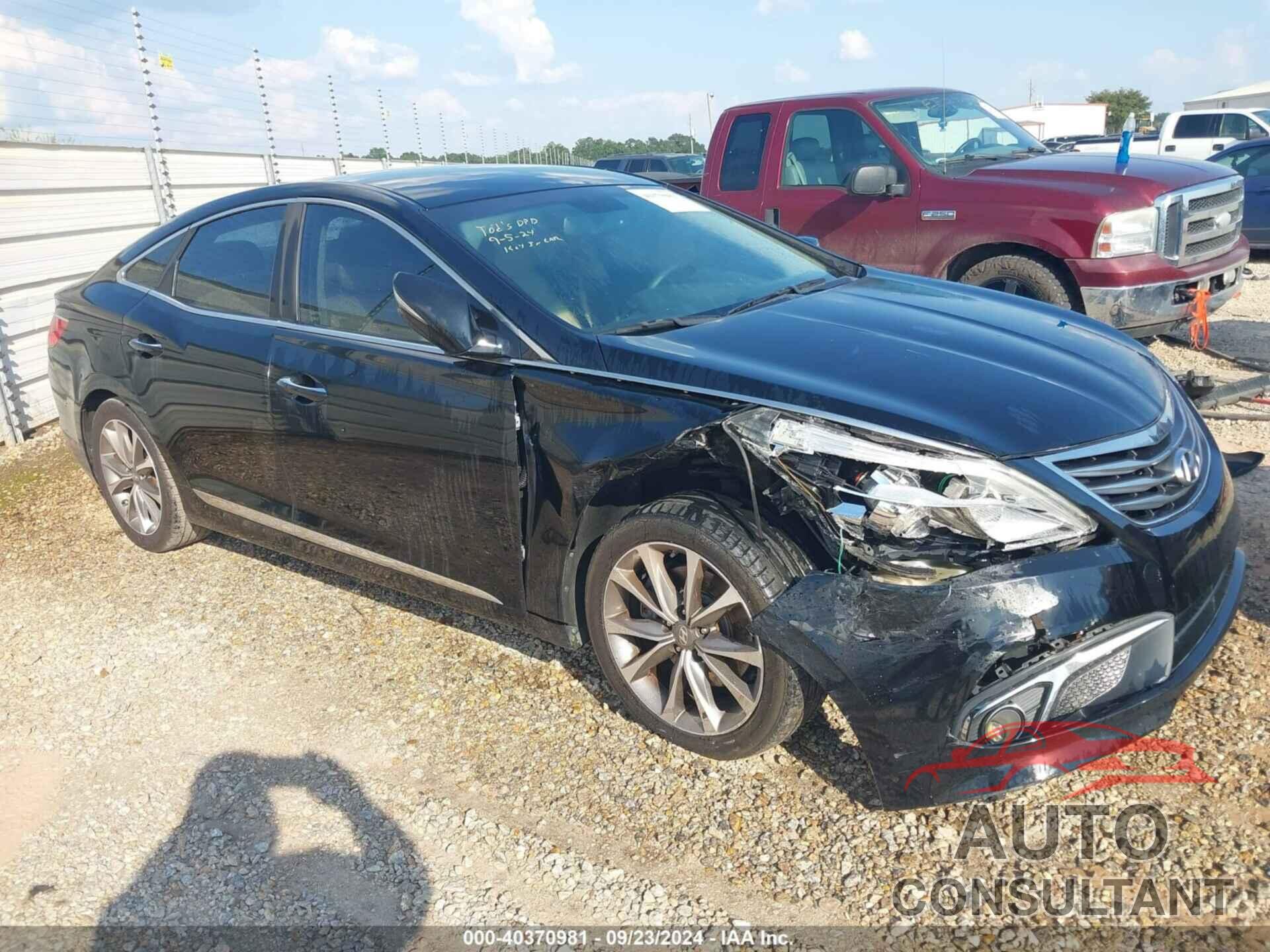 HYUNDAI AZERA 2016 - KMHFG4JG9GA569440