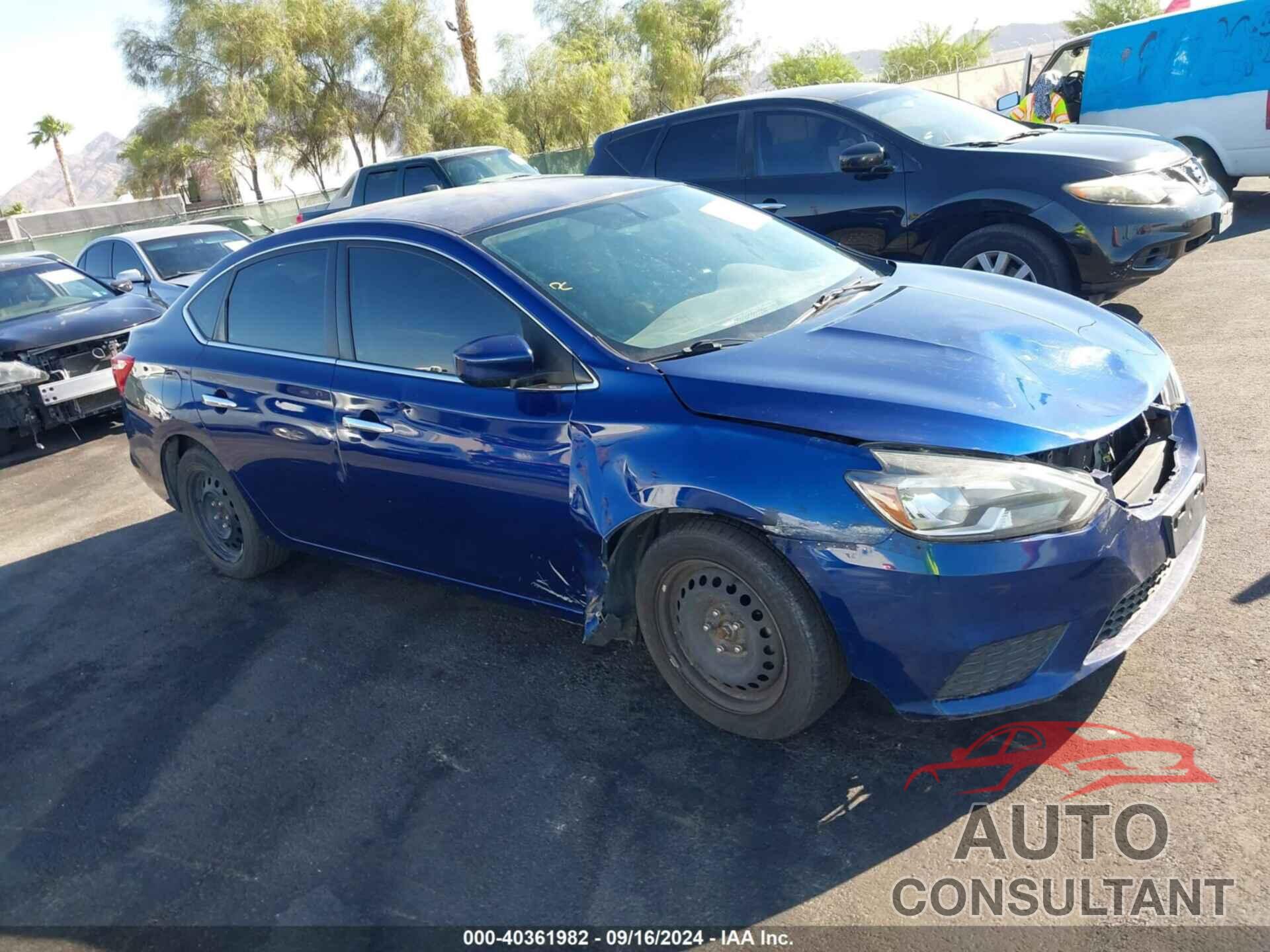 NISSAN SENTRA 2017 - 3N1AB7APXHY367558