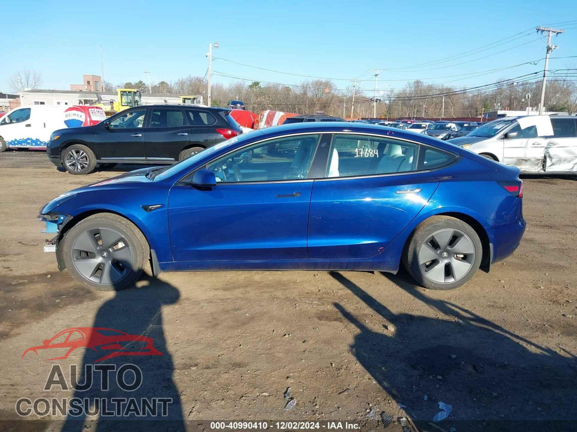 TESLA MODEL 3 2022 - 5YJ3E1EB0NF343799