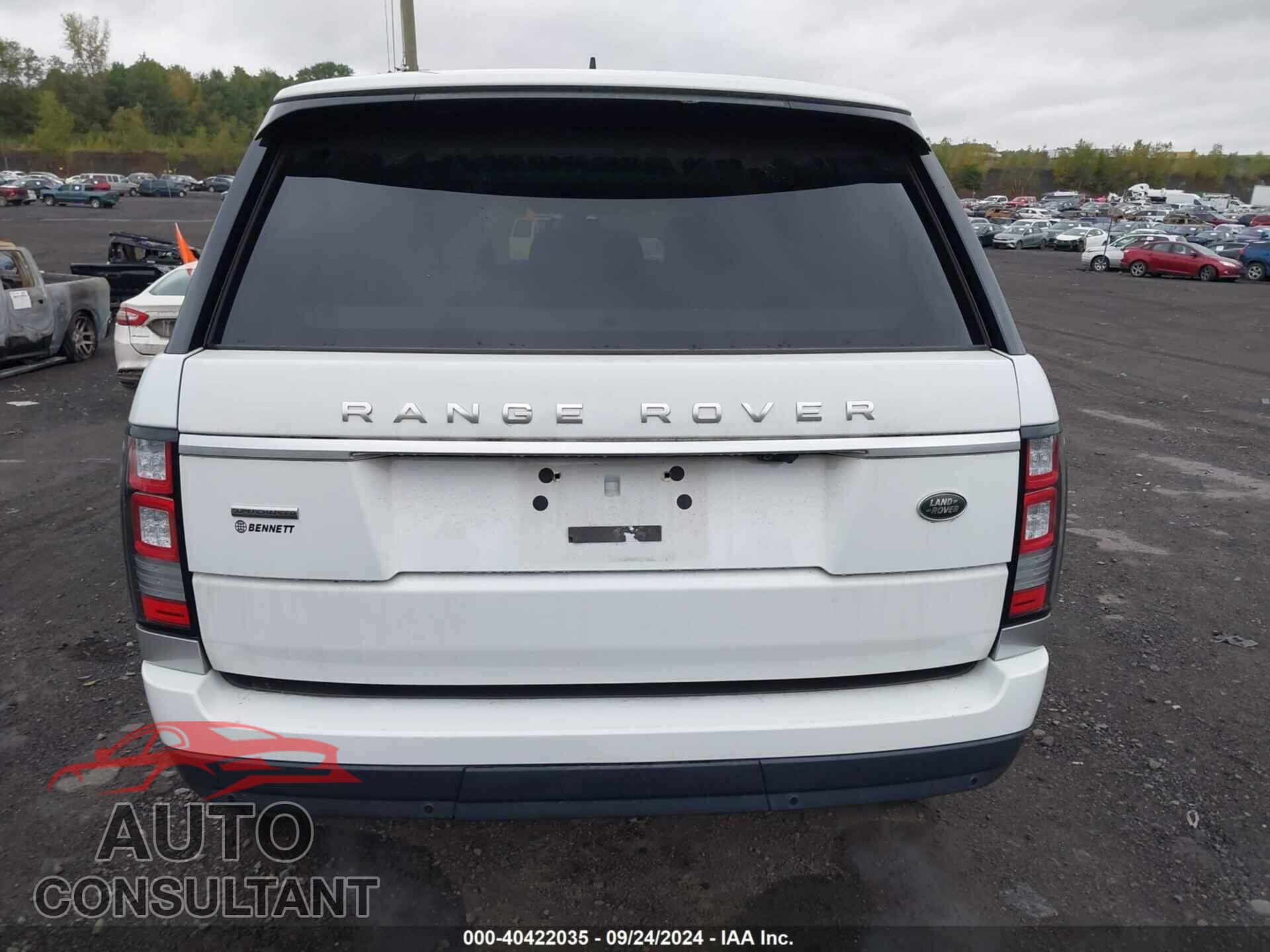 LAND ROVER RANGE ROVER 2016 - SALGS2EFXGA260212