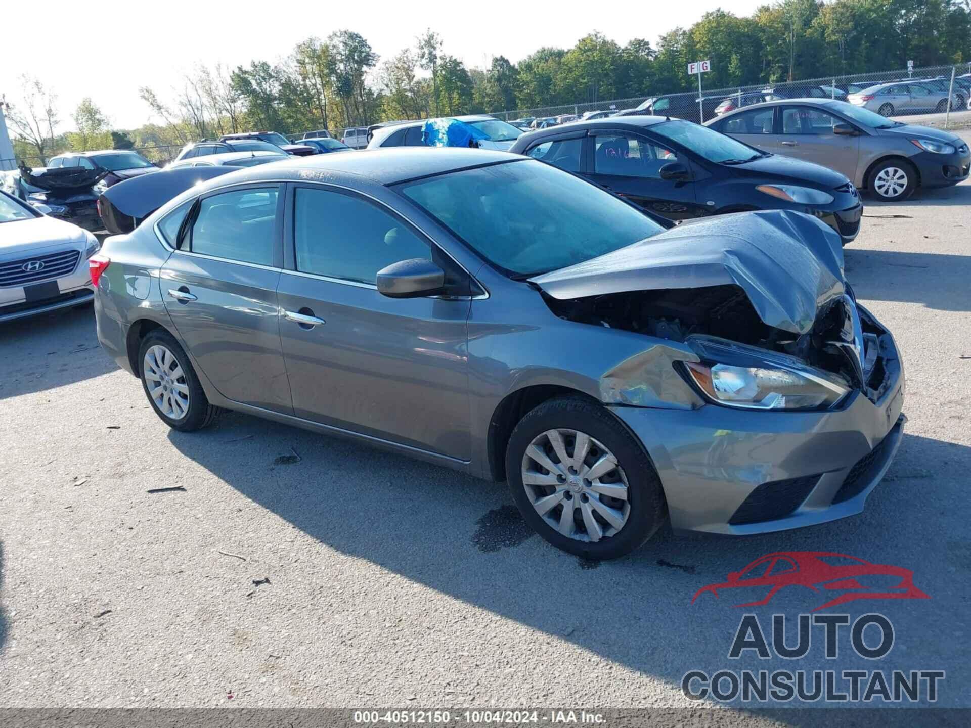 NISSAN SENTRA 2019 - 3N1AB7AP6KY262250