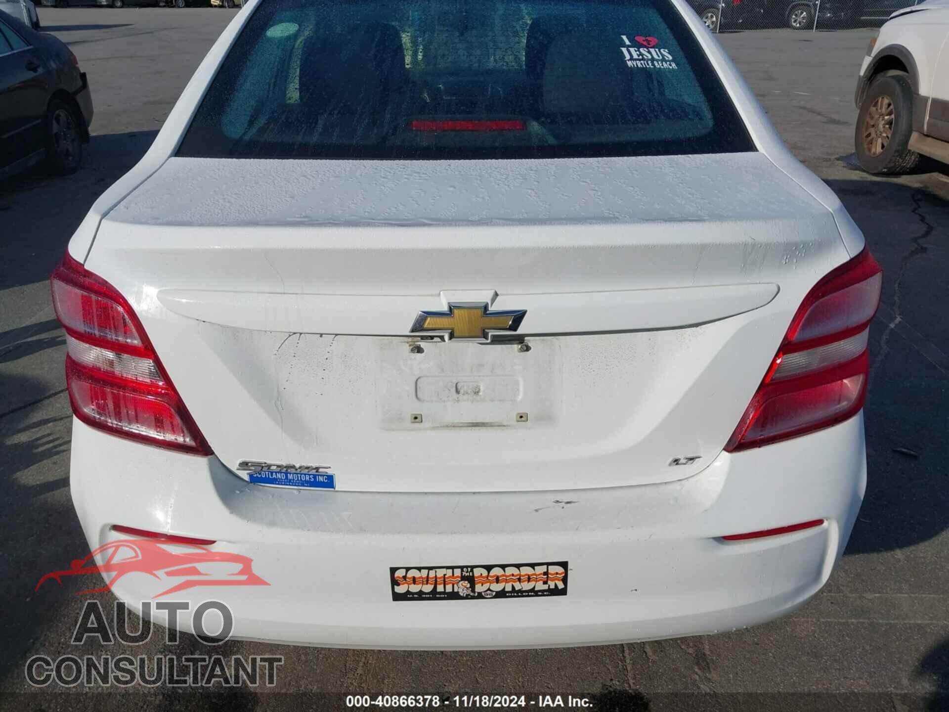CHEVROLET SONIC 2017 - 1G1JD5SH9H4129604