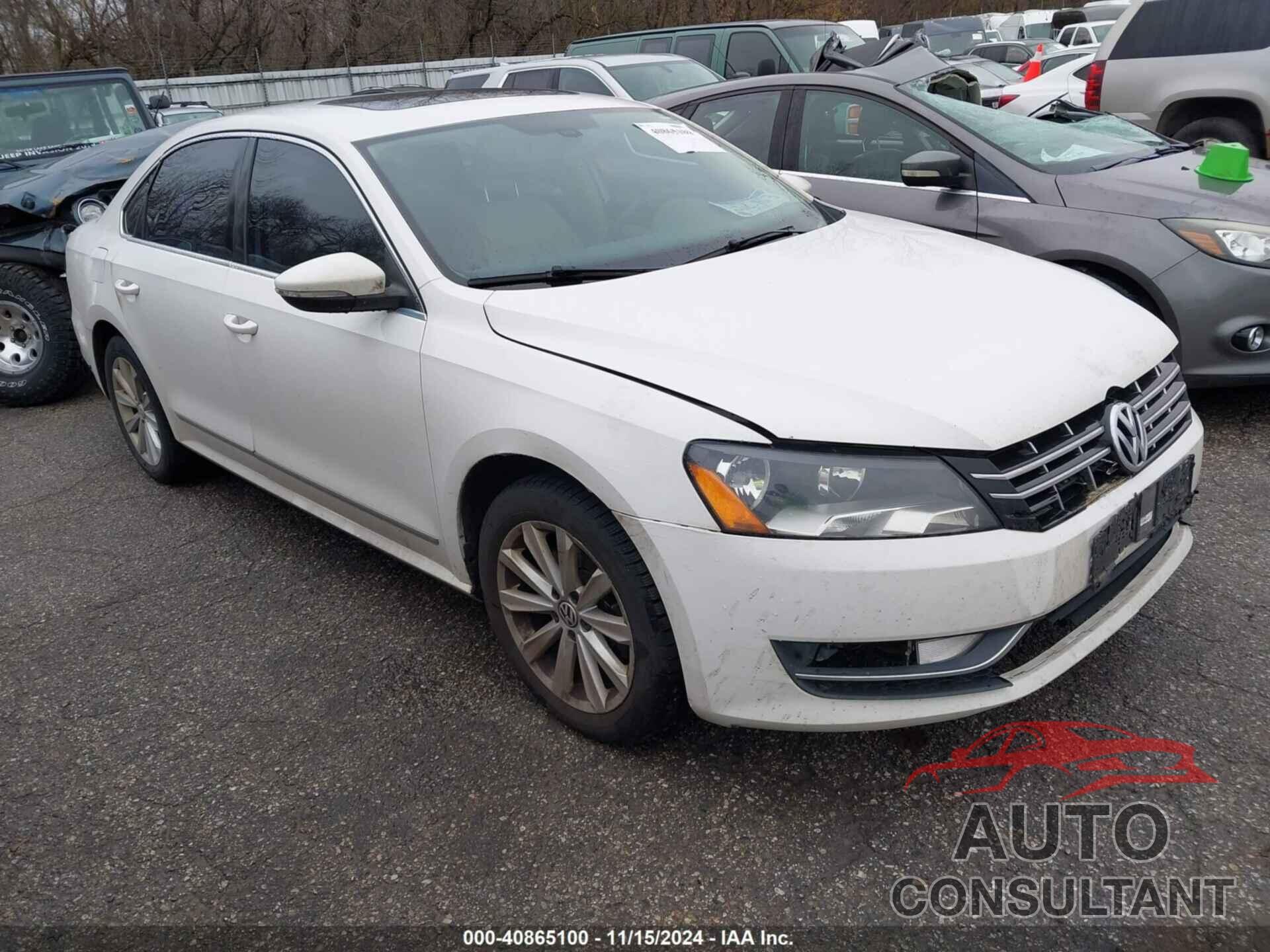 VOLKSWAGEN PASSAT 2012 - 1VWCH7A36CC098359