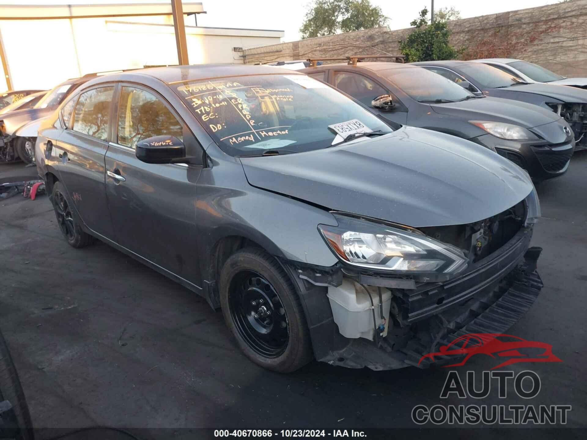 NISSAN SENTRA 2018 - 3N1AB7APXJY239293