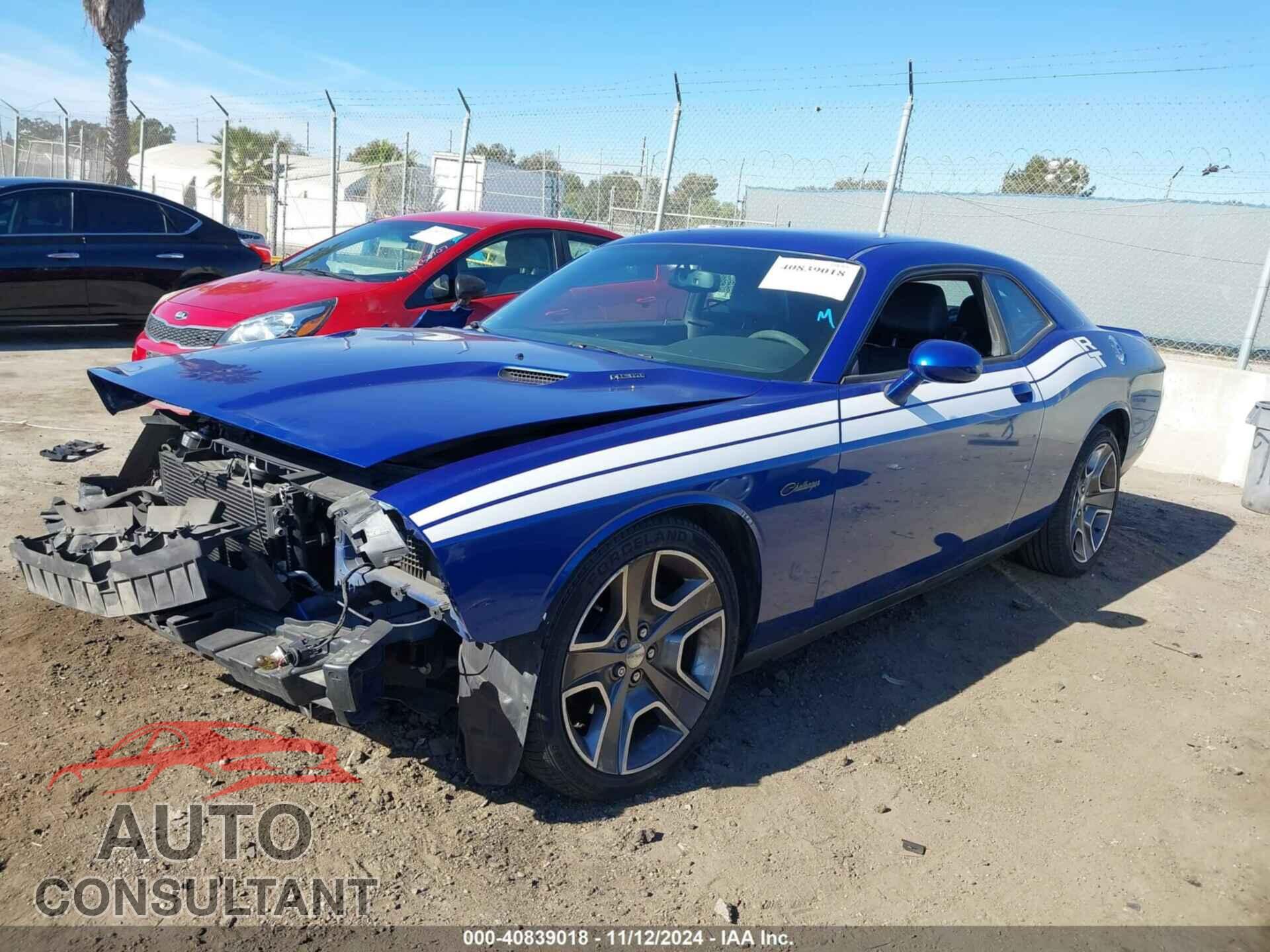 DODGE CHALLENGER 2012 - 2C3CDYBT1CH262217