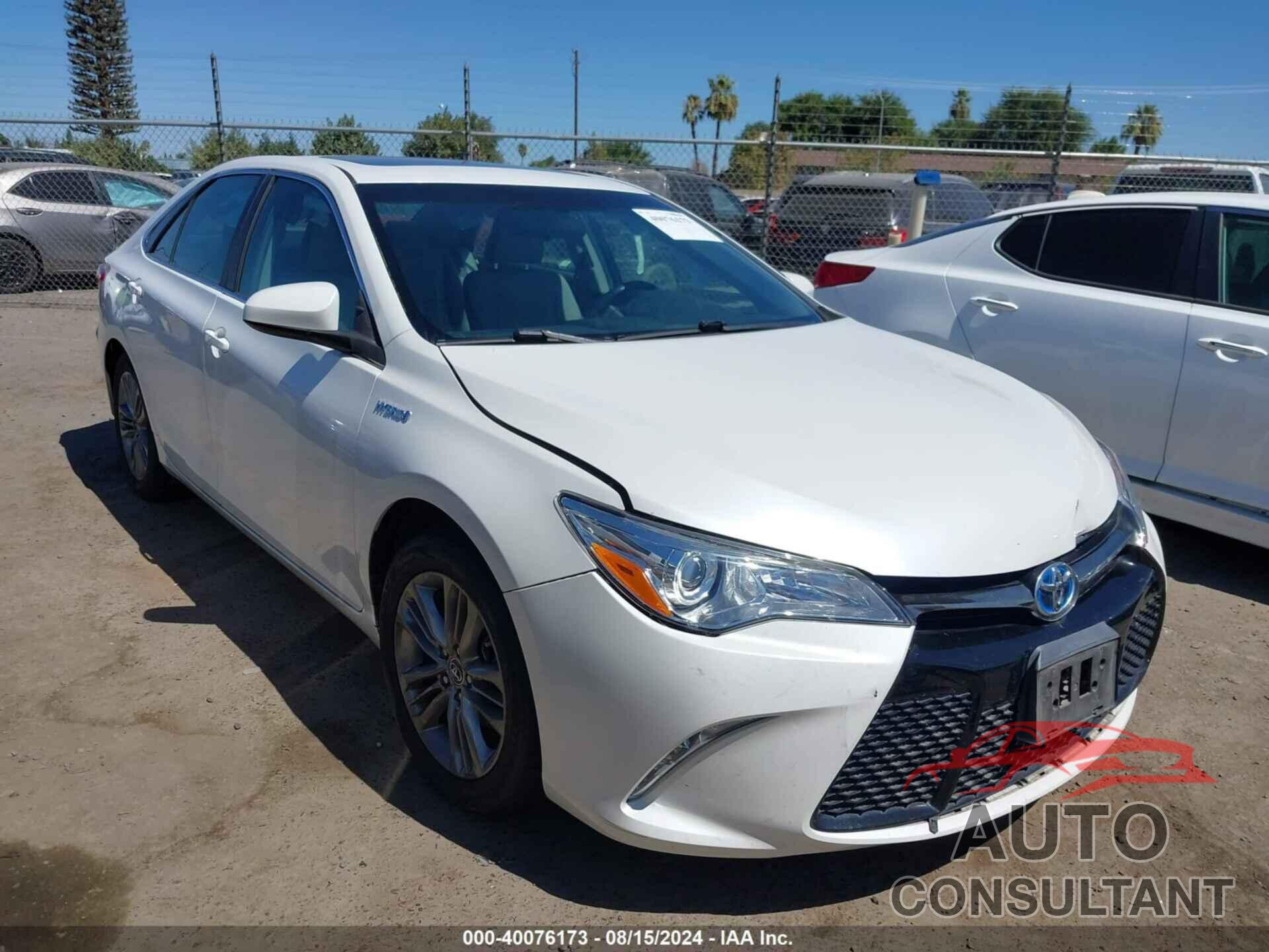 TOYOTA CAMRY HYBRID 2016 - 4T1BD1FK8GU180838