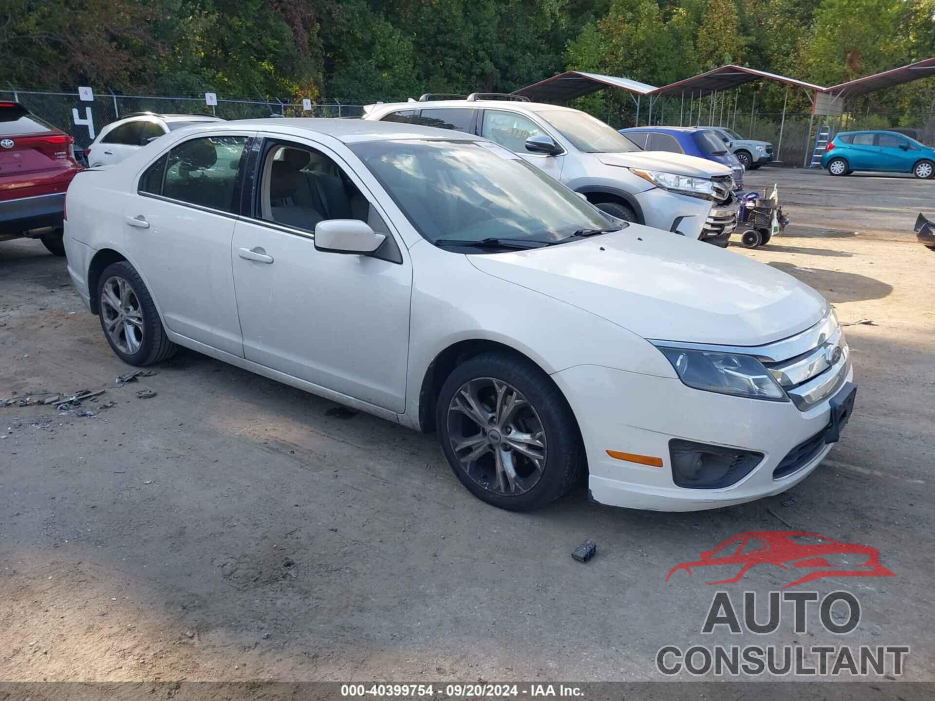 FORD FUSION 2012 - 3FAHP0HA8CR203790