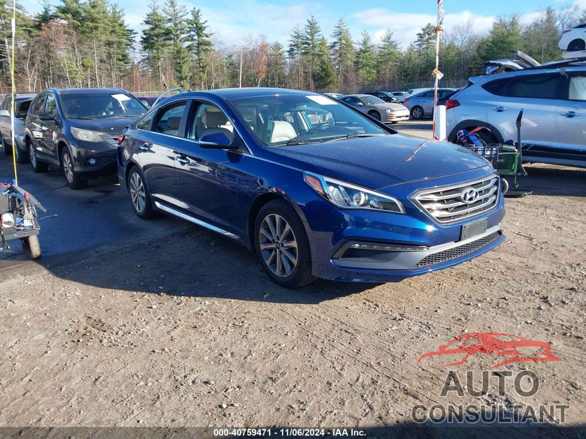 HYUNDAI SONATA 2017 - 5NPE34AFXHH505937