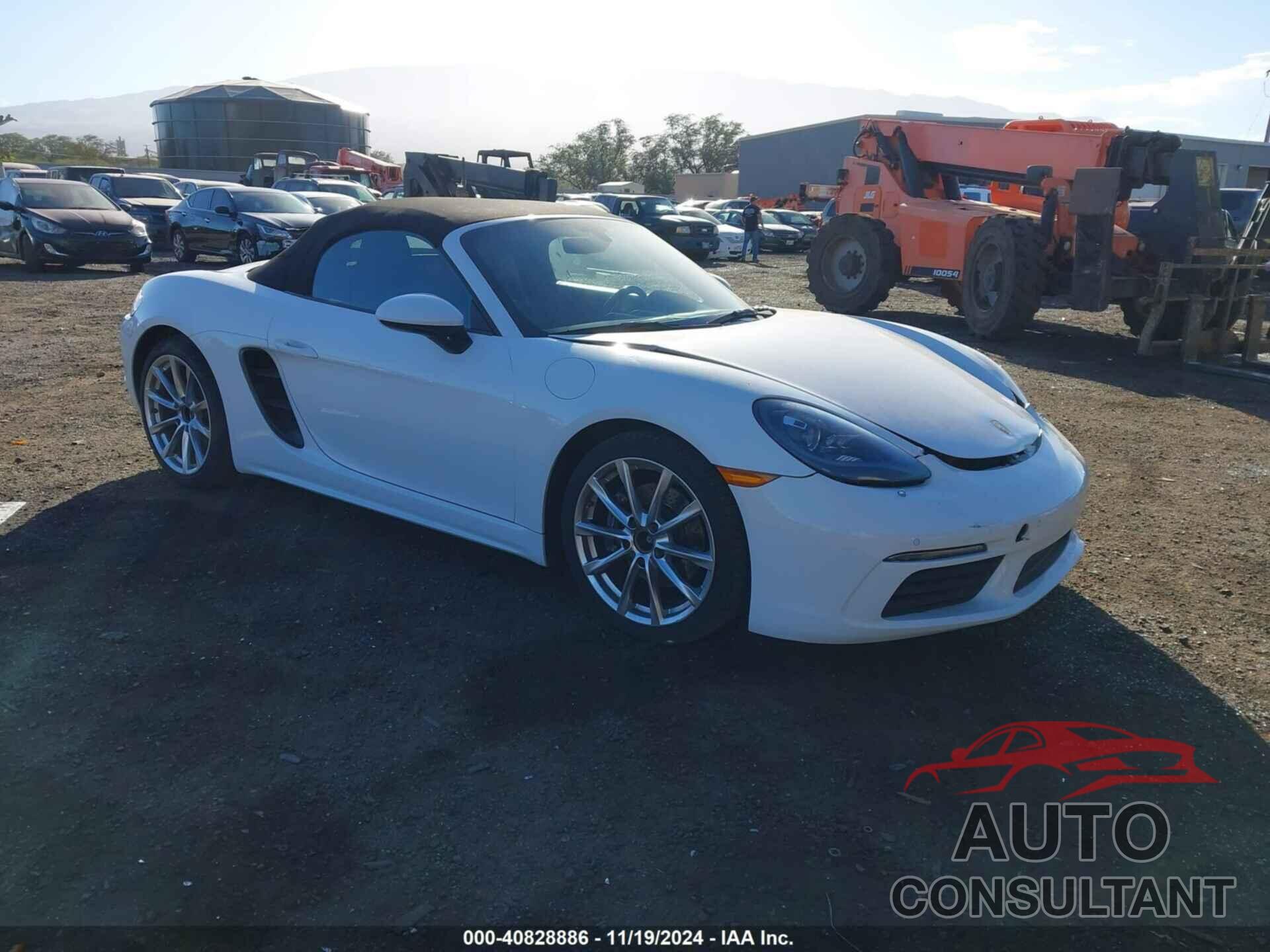 PORSCHE BOXSTER 2018 - WP0CA2A8XJS211030