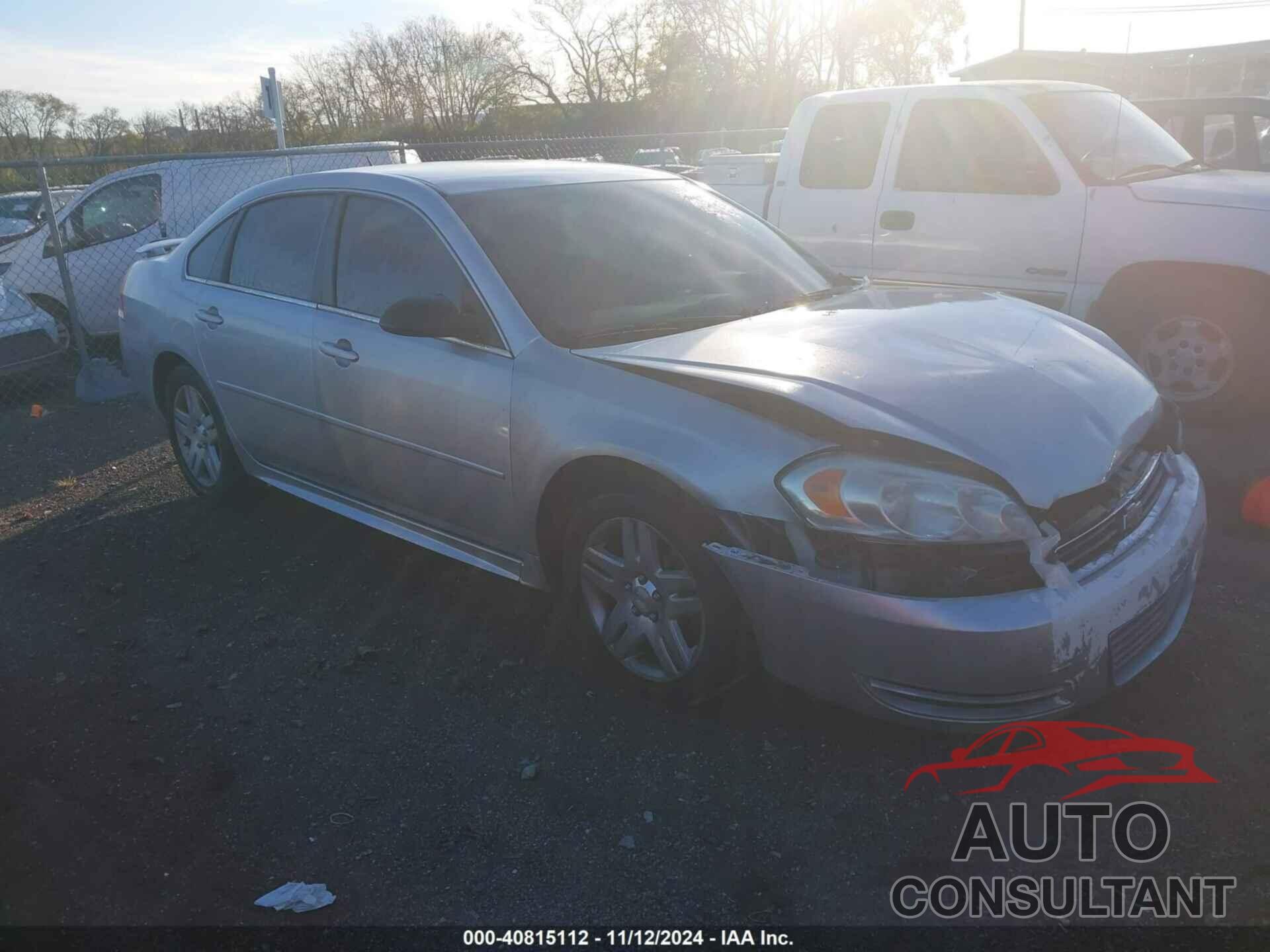 CHEVROLET IMPALA 2012 - 2G1WB5E38C1317465