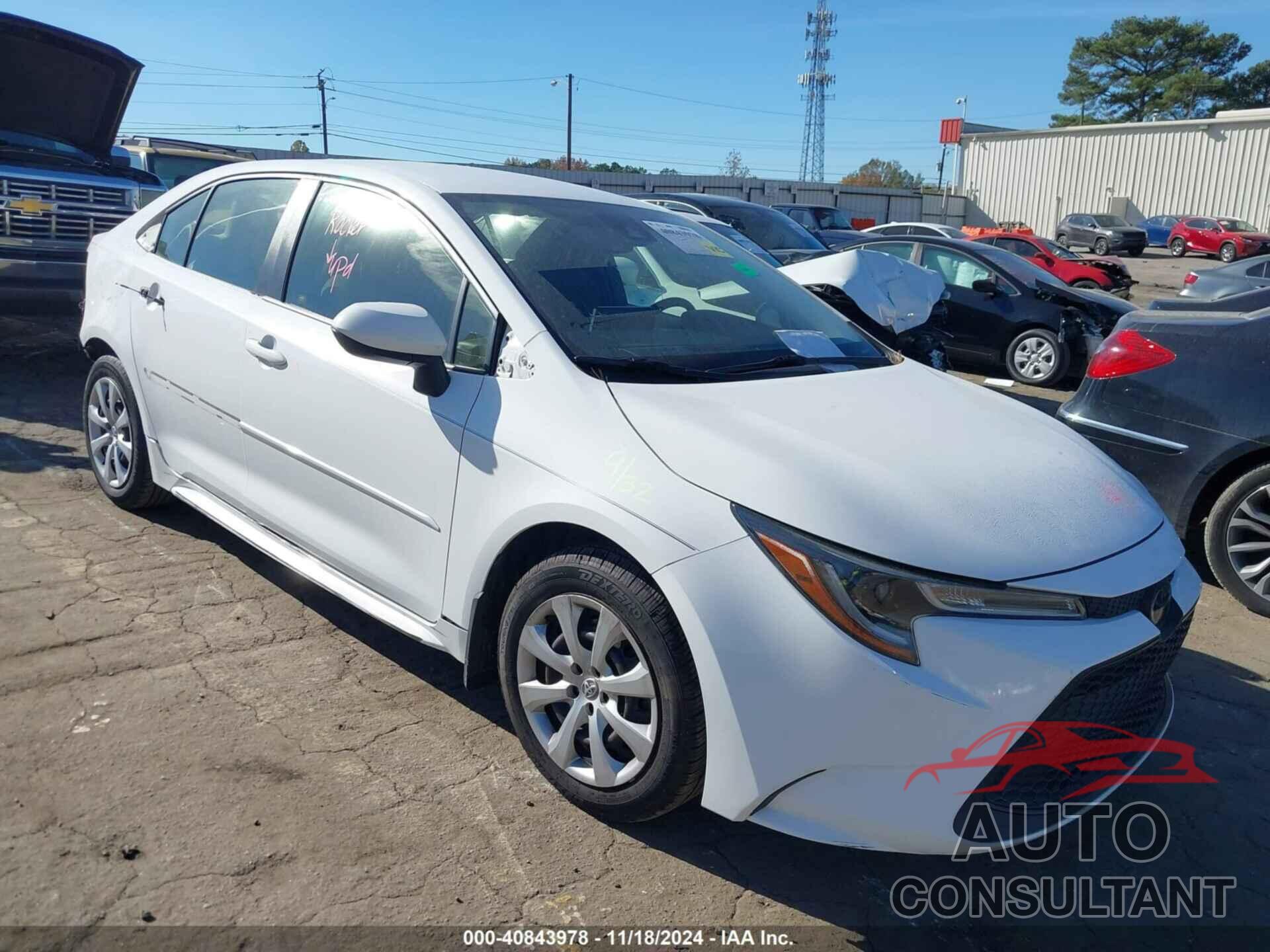 TOYOTA COROLLA 2020 - JTDEPRAE5LJ015950