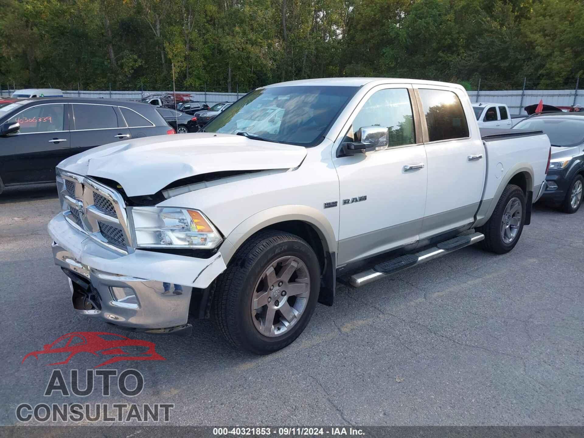 DODGE RAM 1500 2010 - 1D7RV1CT2AS122438