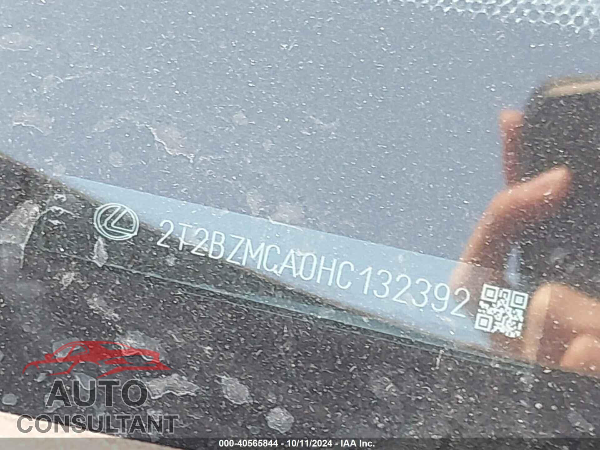 LEXUS RX 2017 - 2T2BZMCA0HC132392