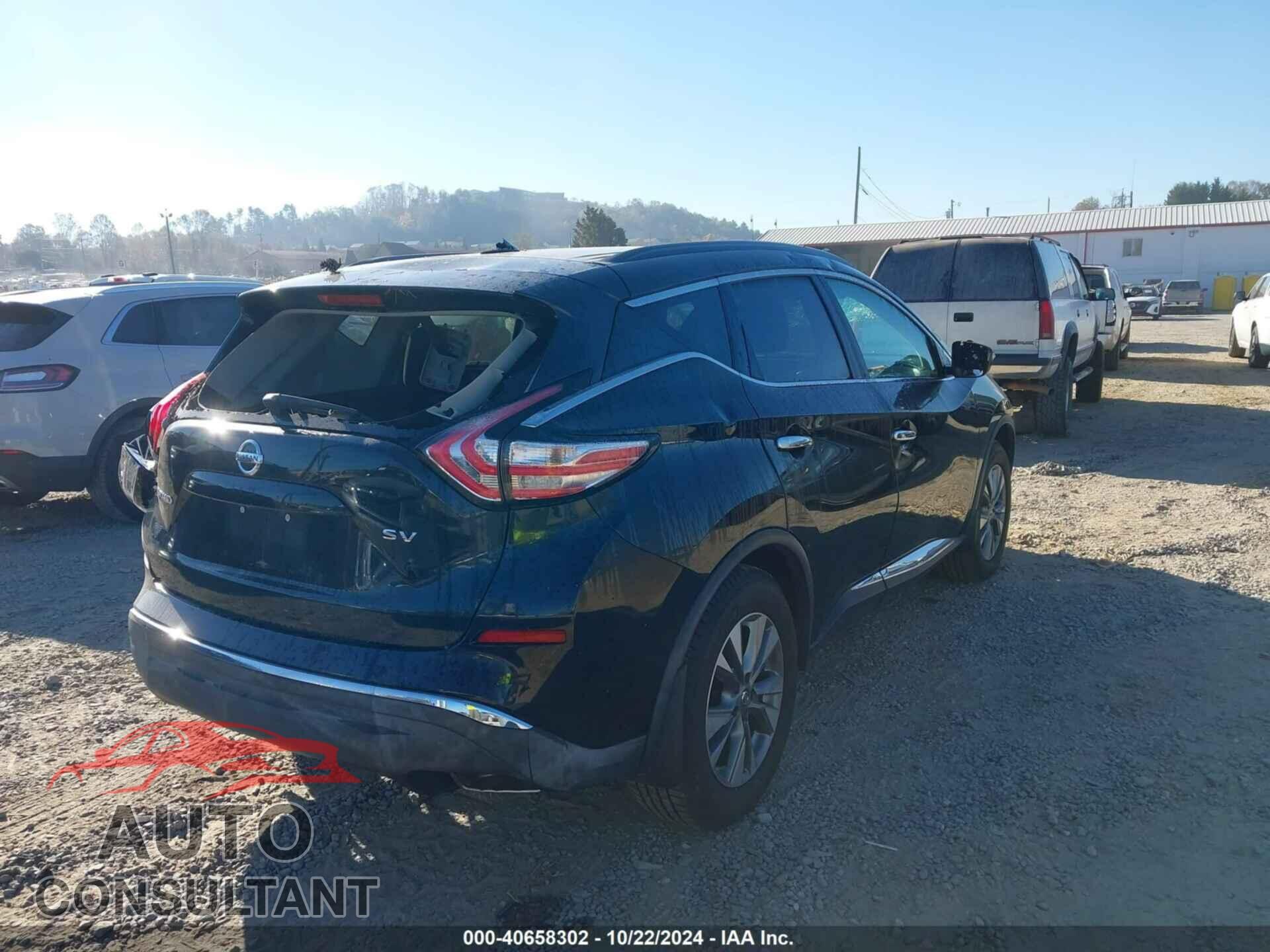 NISSAN MURANO 2016 - 5N1AZ2MG9GN166345