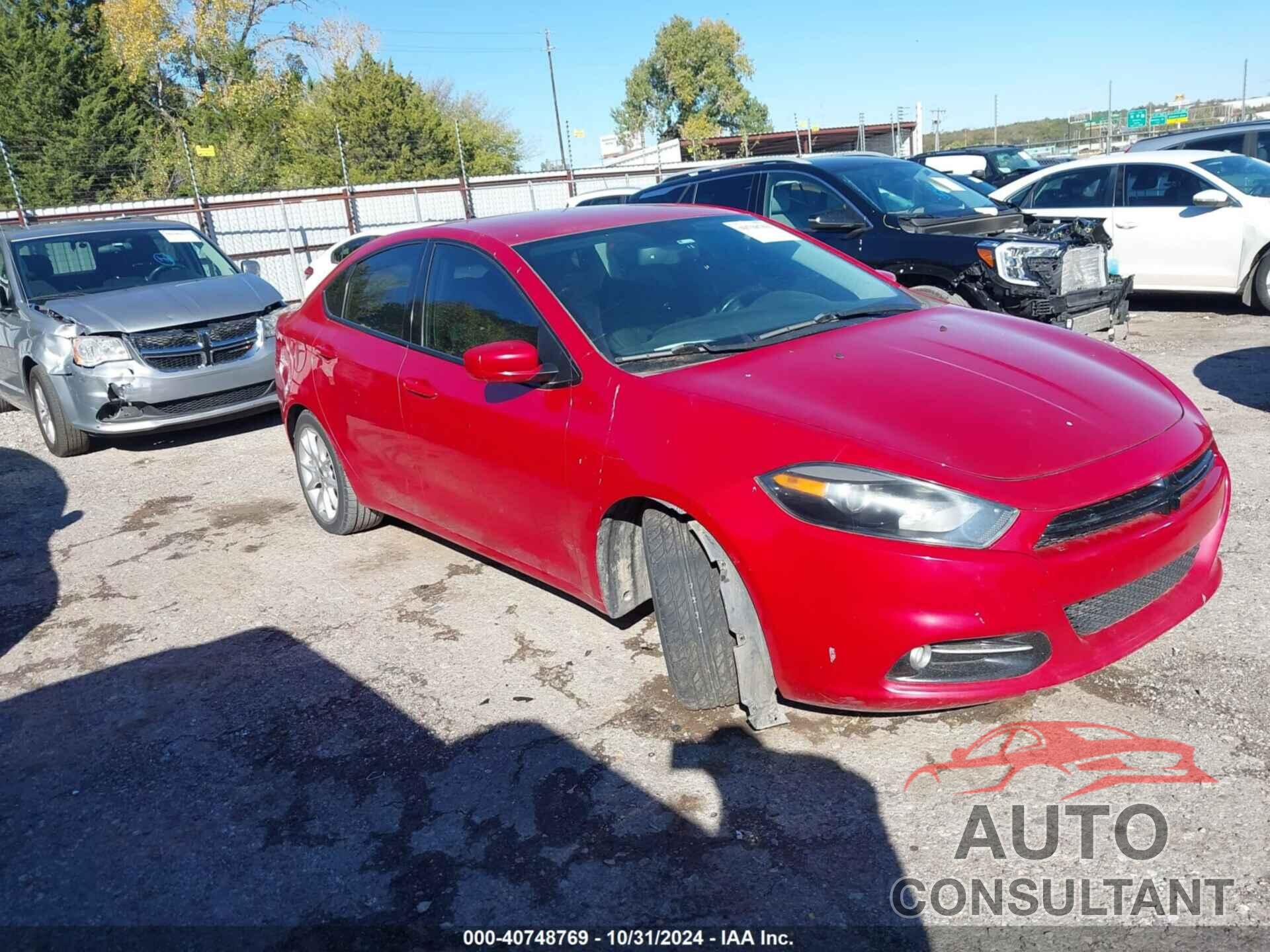 DODGE DART 2013 - 1C3CDFBA7DD296468