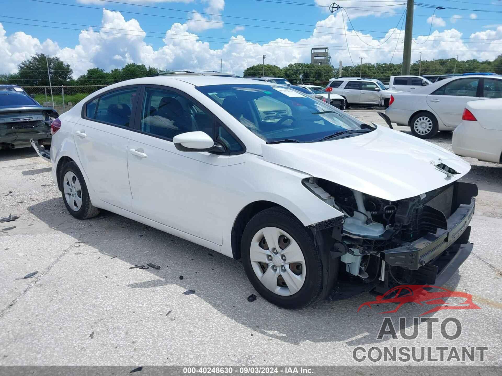 KIA FORTE 2017 - 3KPFL4A78HE017426