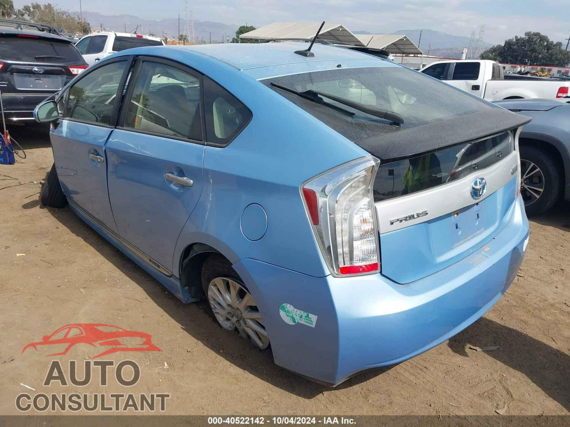 TOYOTA PRIUS PLUG-IN 2014 - JTDKN3DPXE3059243