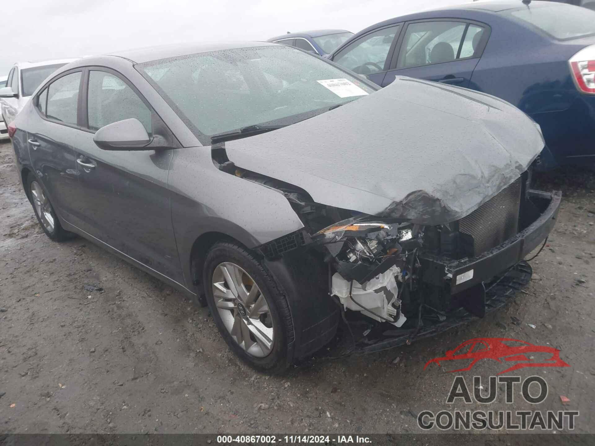 HYUNDAI ELANTRA 2019 - 5NPD84LF3KH480557