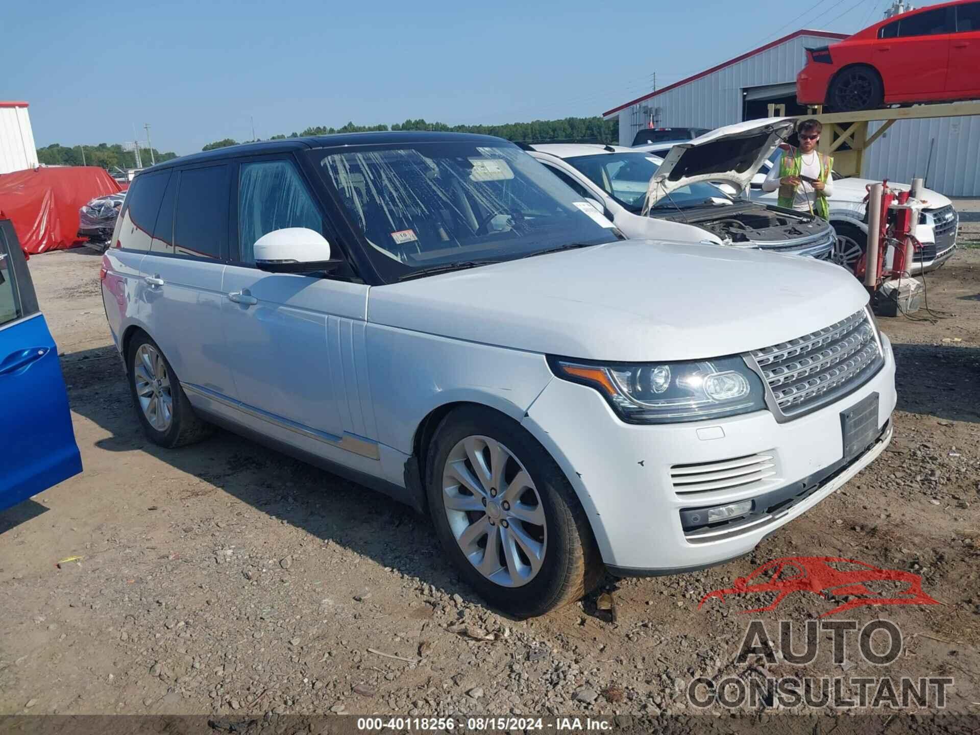 LAND ROVER RANGE ROVER 2016 - SALGS2VF9GA253588