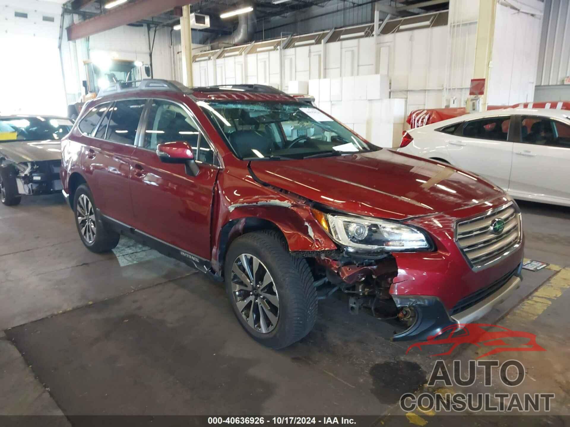 SUBARU OUTBACK 2017 - 4S4BSANC8H3424866