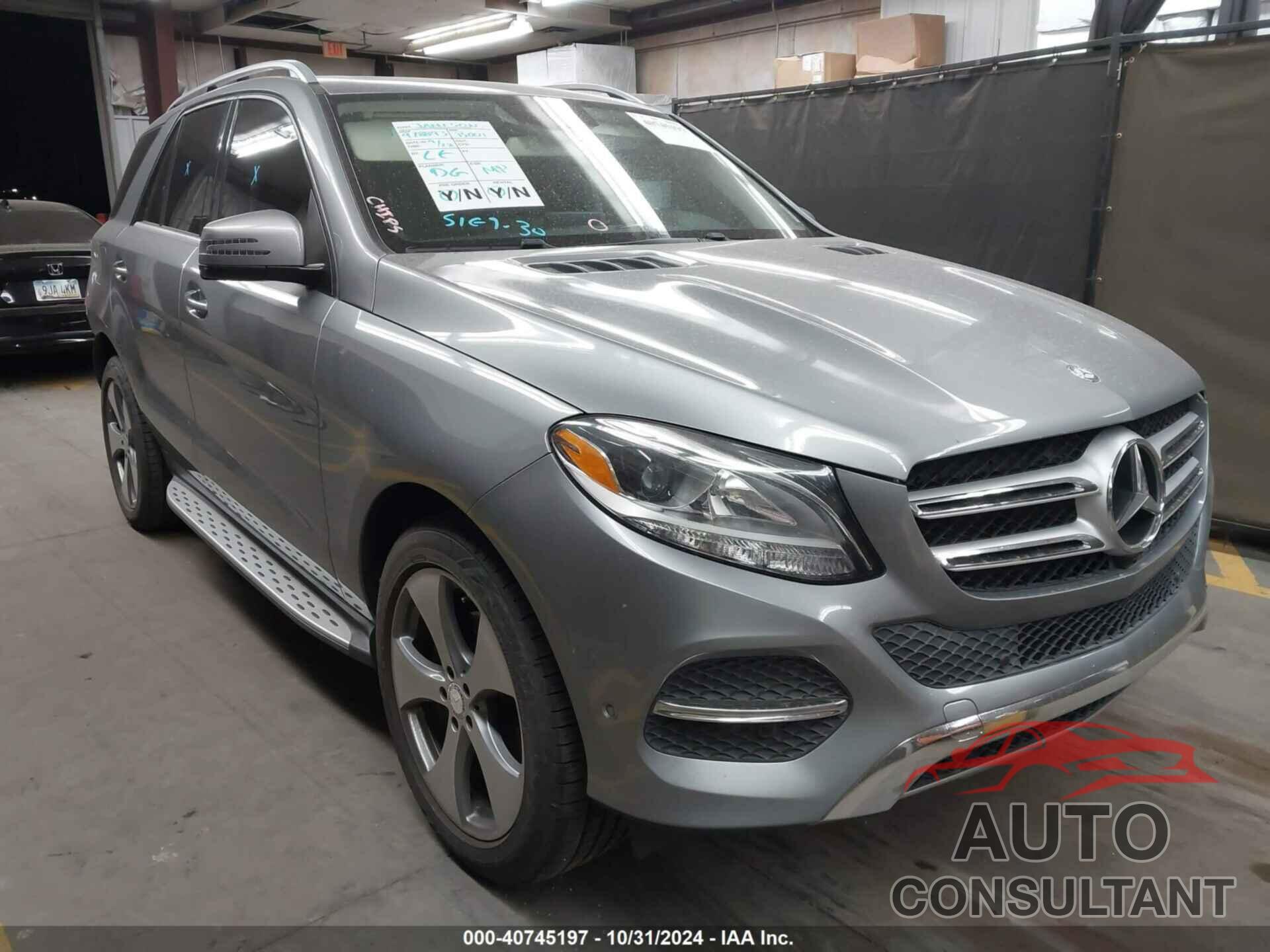 MERCEDES-BENZ GLE 350 2016 - 4JGDA5JB4GA772707