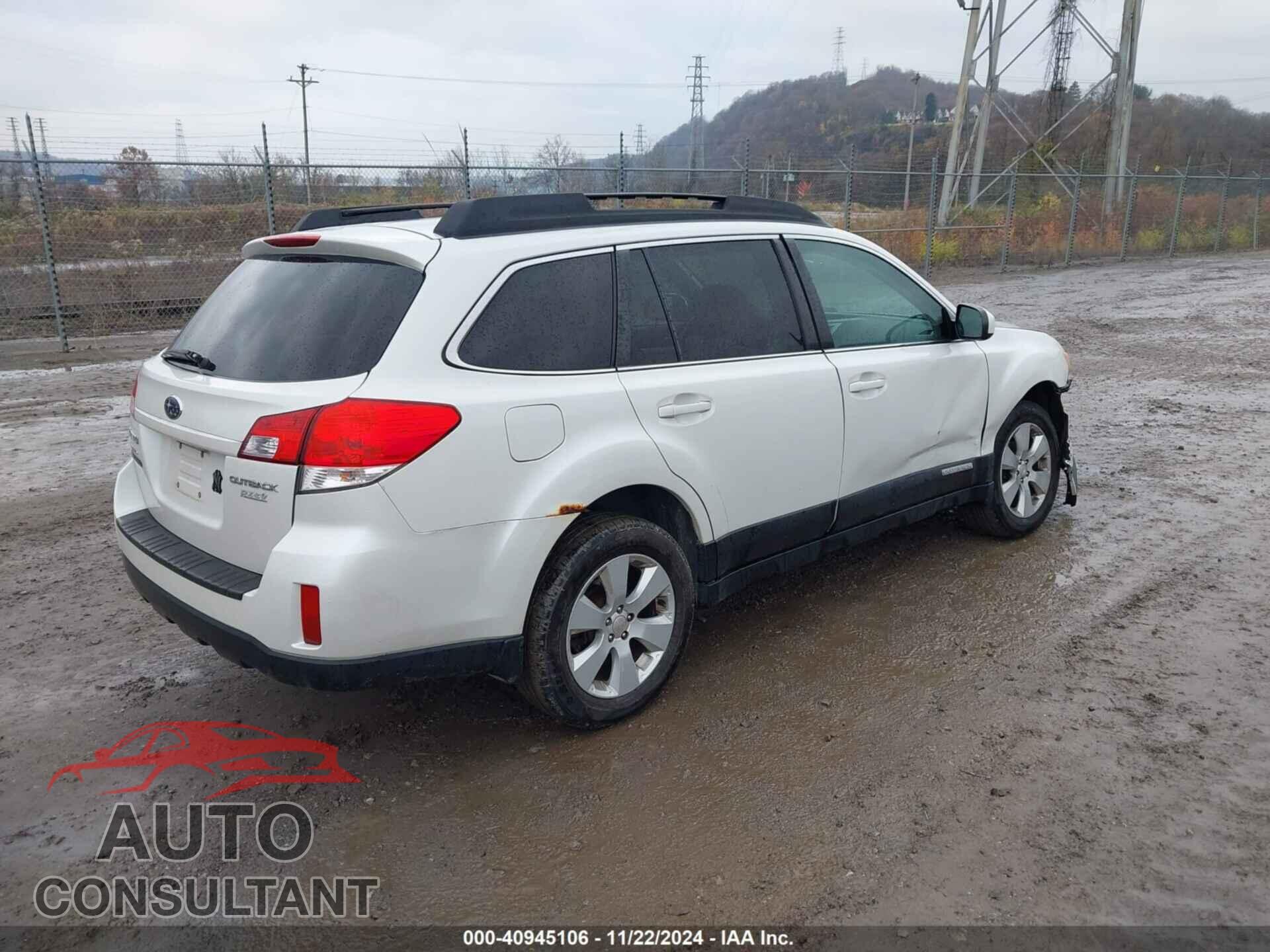 SUBARU OUTBACK 2010 - 4S4BRBCC1A3372216