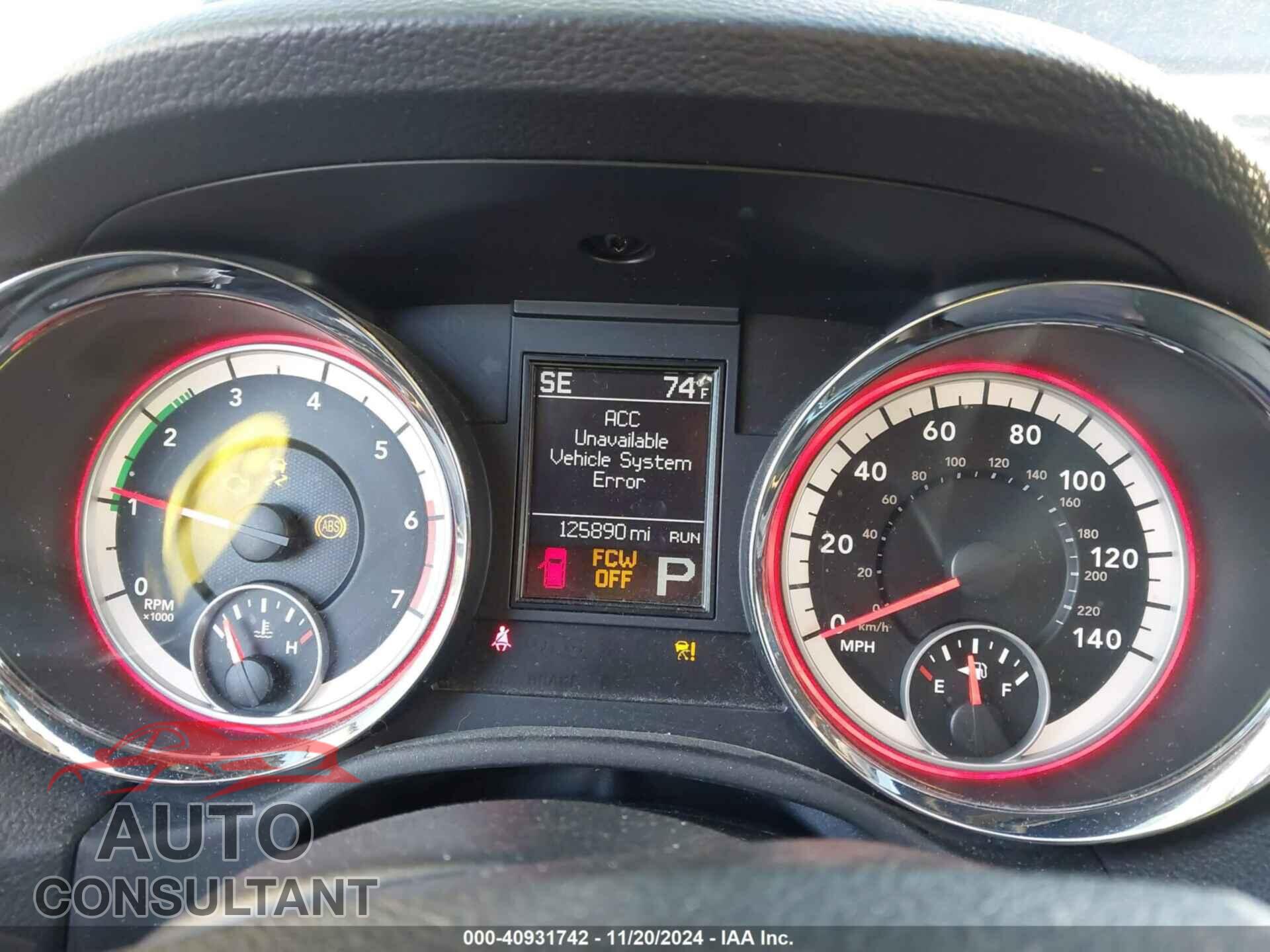 DODGE DURANGO 2013 - 1C4SDHET4DC667155
