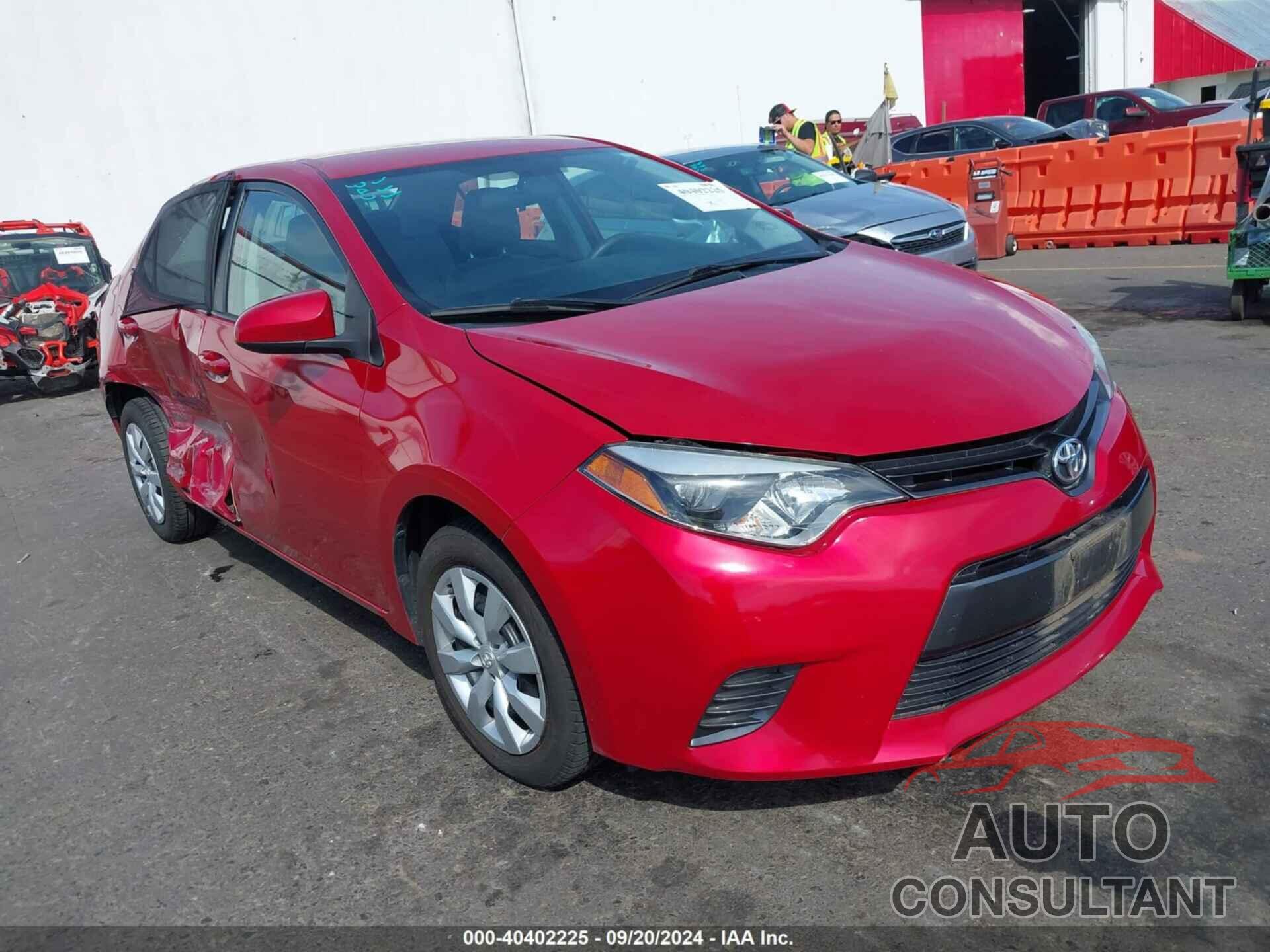 TOYOTA COROLLA 2016 - 5YFBURHE0GP477769