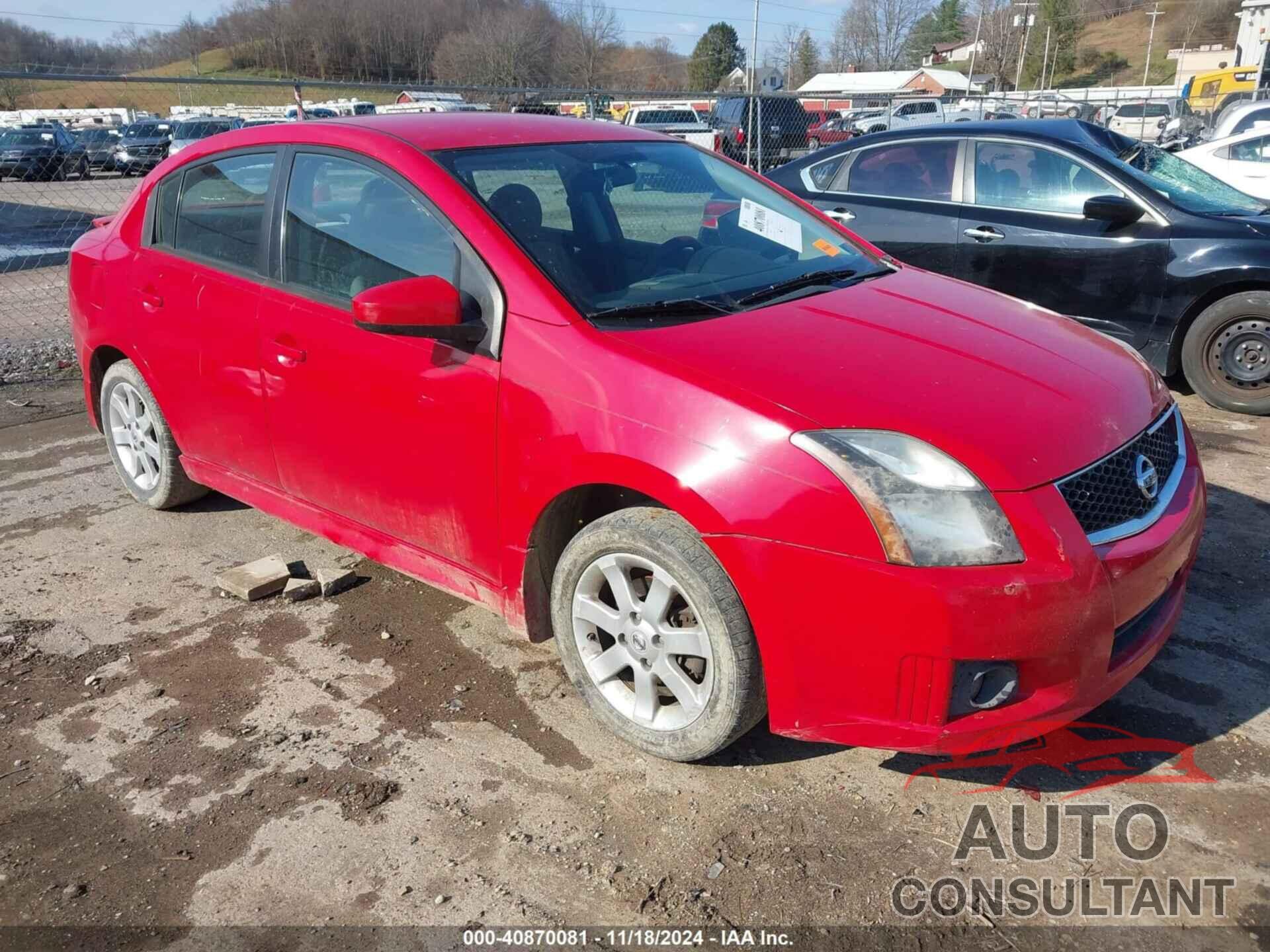 NISSAN SENTRA 2012 - 3N1AB6AP3CL694674