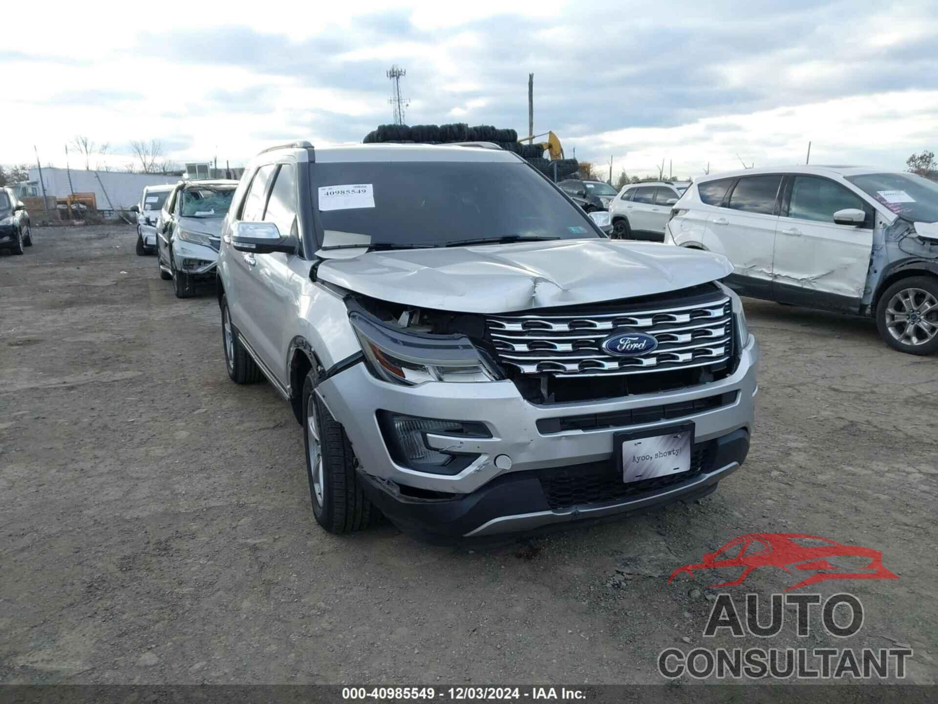 FORD EXPLORER 2017 - 1FM5K8D8XHGA92389