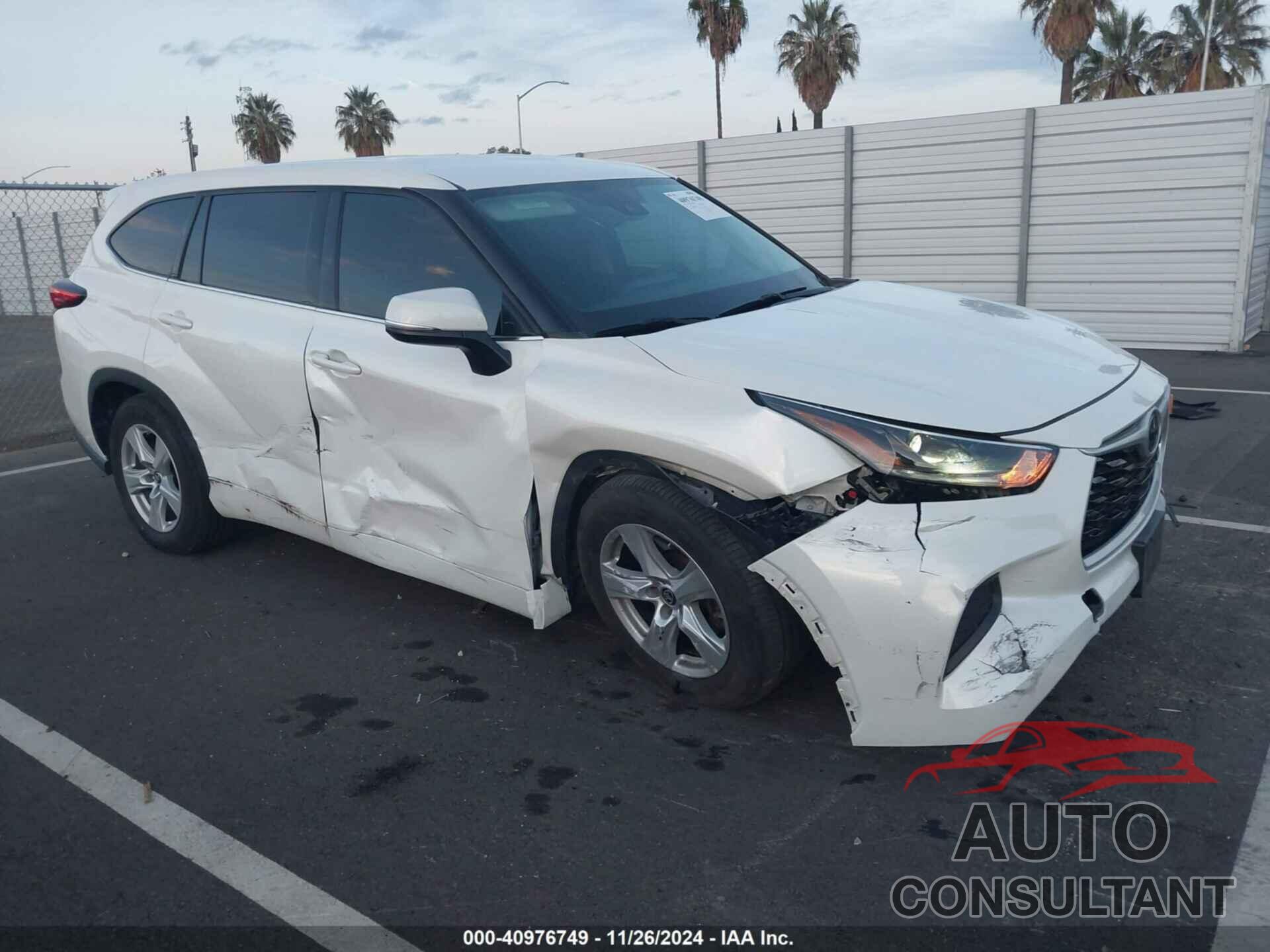 TOYOTA HIGHLANDER 2021 - 5TDCZRAH0MS040559