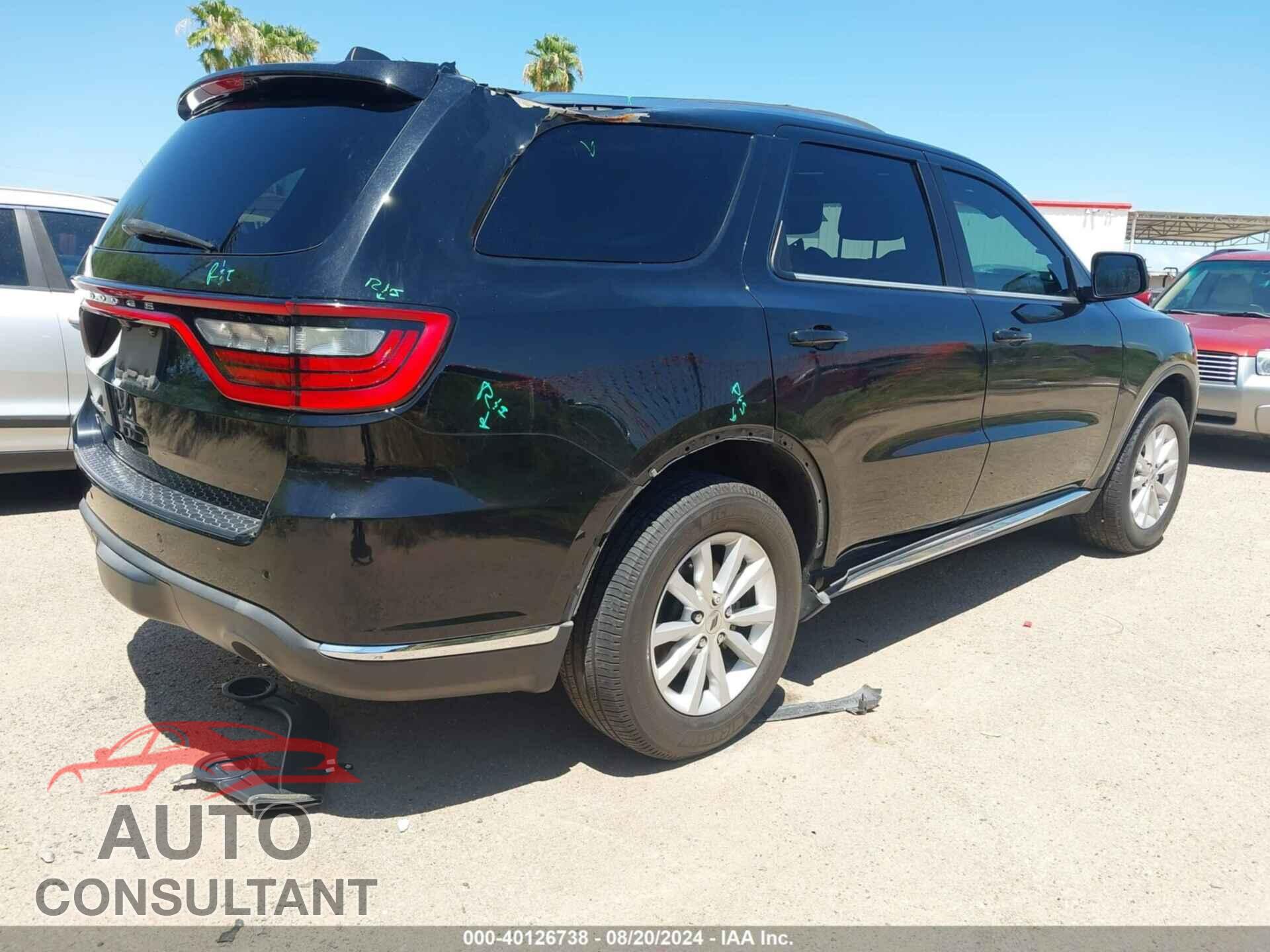 DODGE DURANGO 2019 - 1C4RDJAG7KC605888