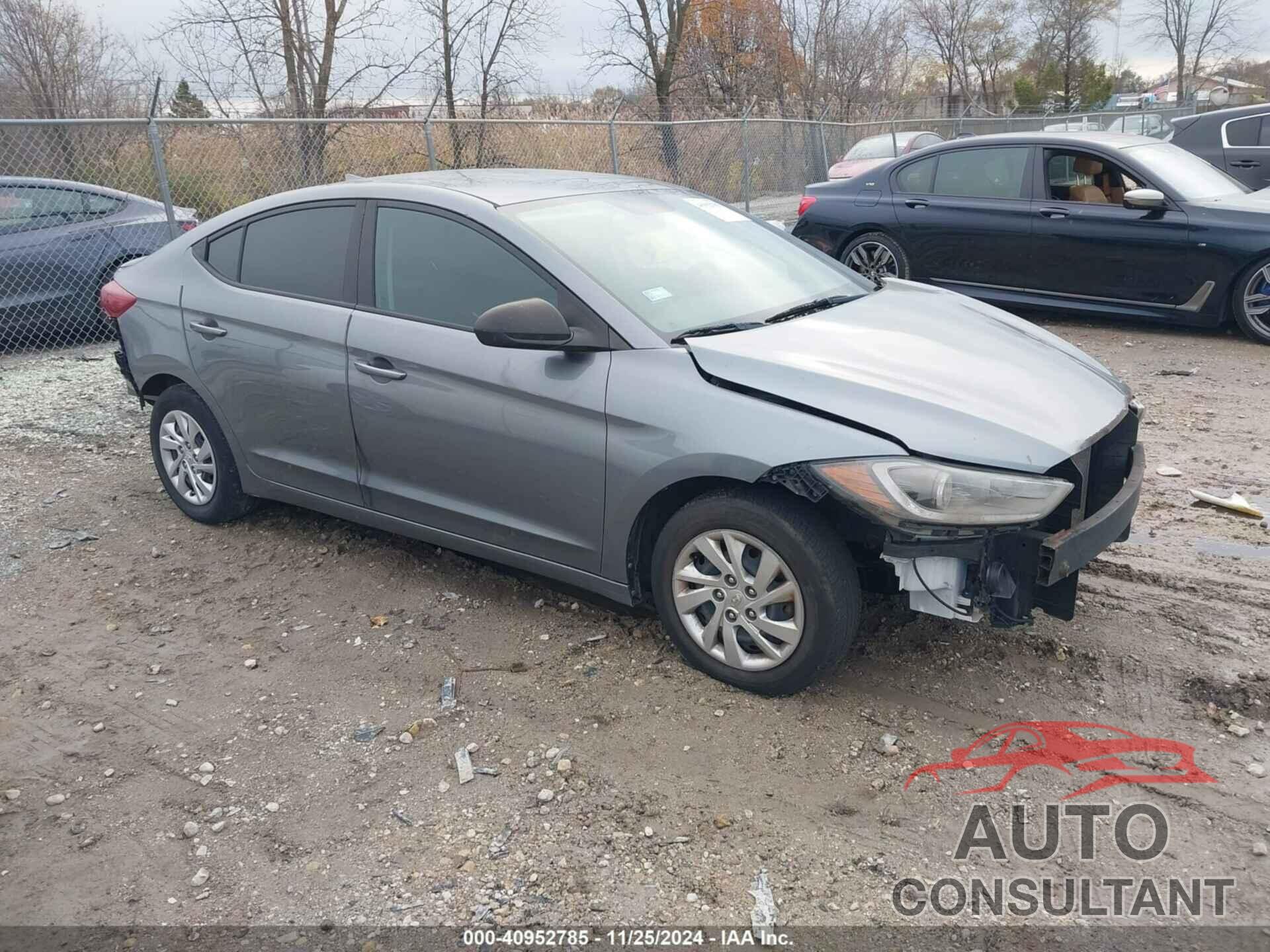 HYUNDAI ELANTRA 2017 - KMHD74LF9HU422725