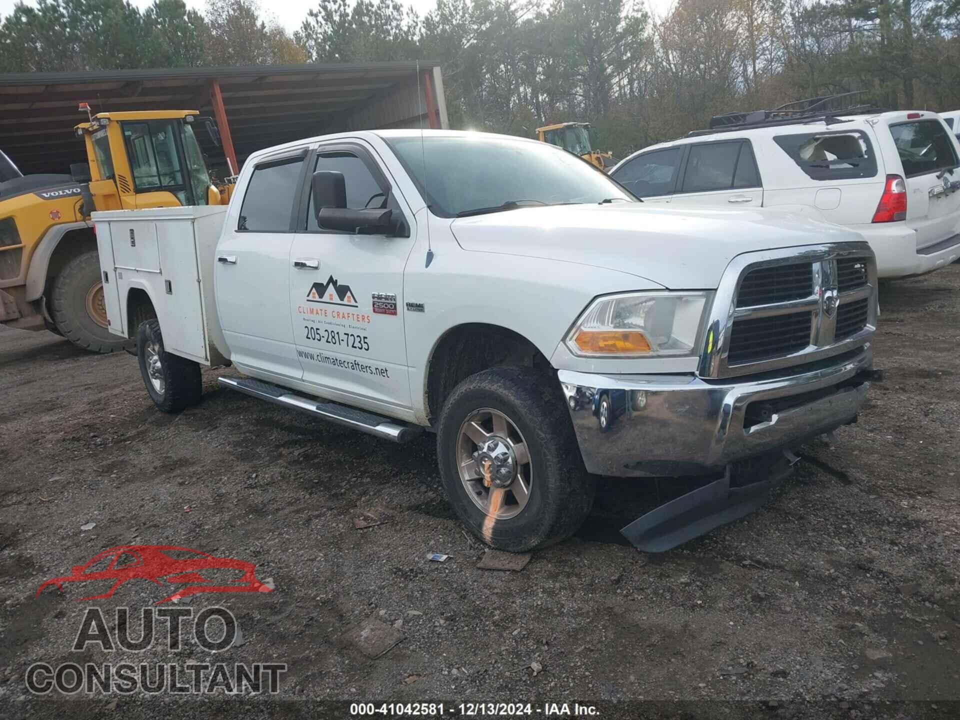 DODGE RAM 2500 2010 - 3D7TT2CT8AG143111