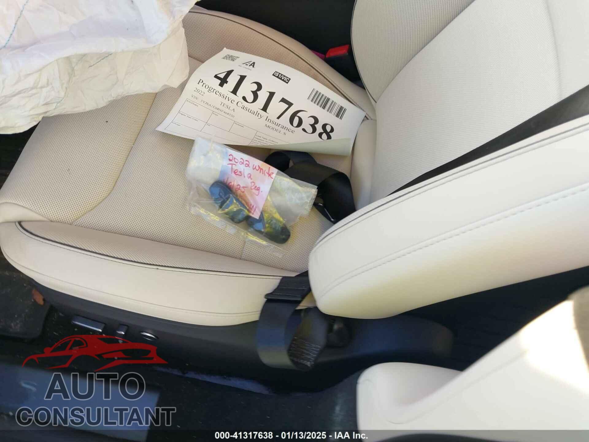 TESLA MODEL S 2022 - 5YJSA1E68NF468530