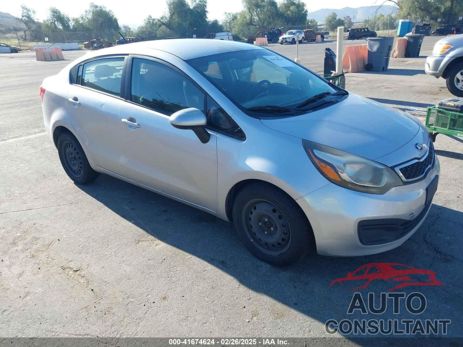 KIA RIO 2013 - KNADN4A33D6194896