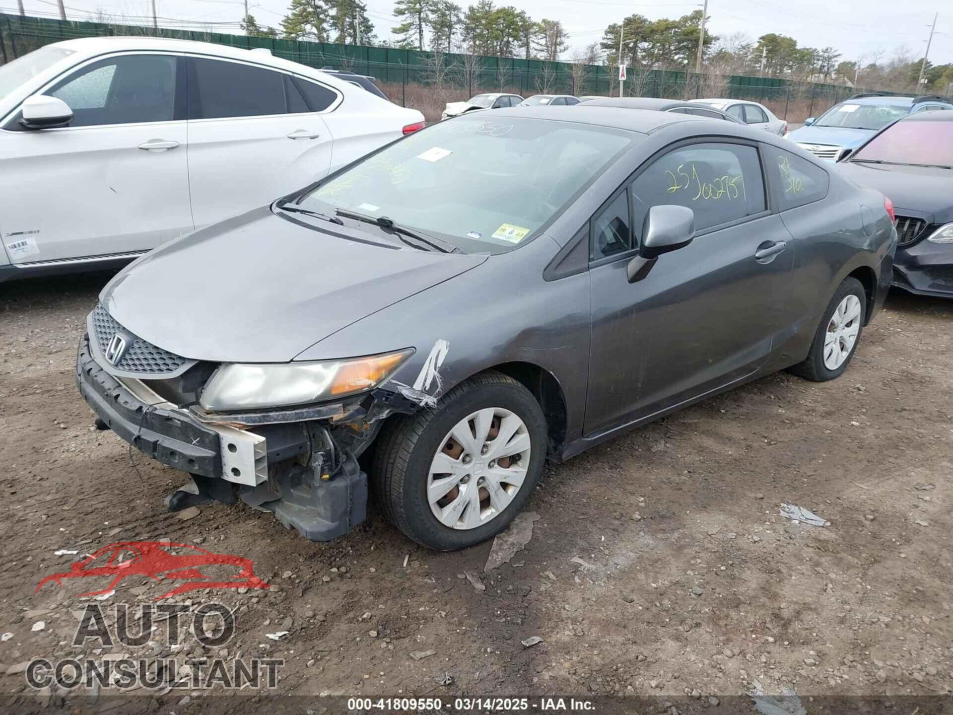 HONDA CIVIC 2012 - 2HGFG3B54CH524687