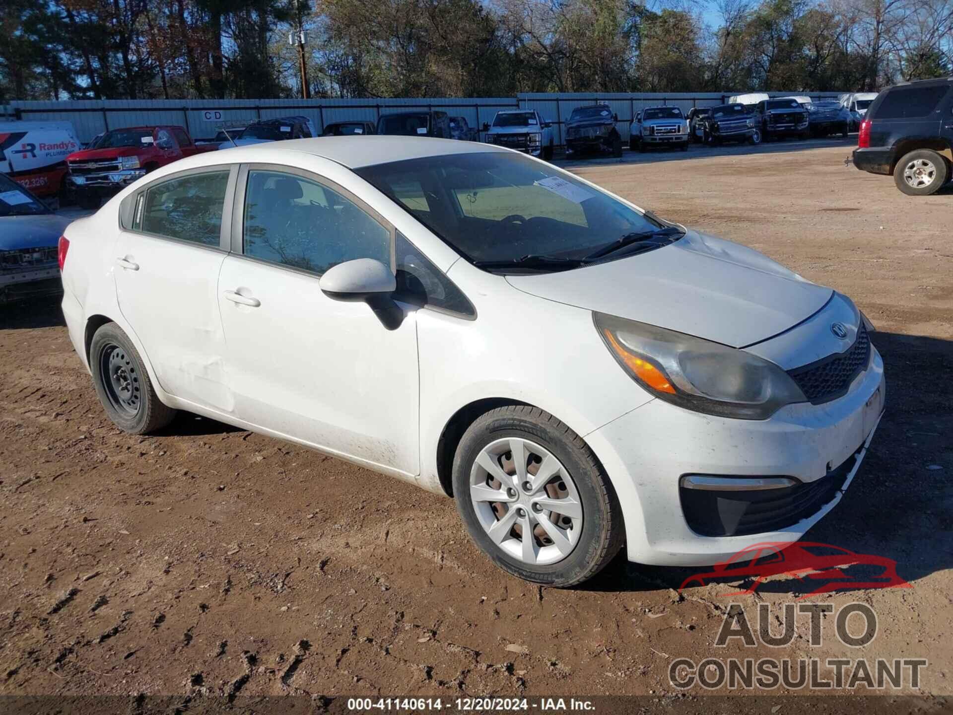 KIA RIO 2016 - KNADM4A35G6660576