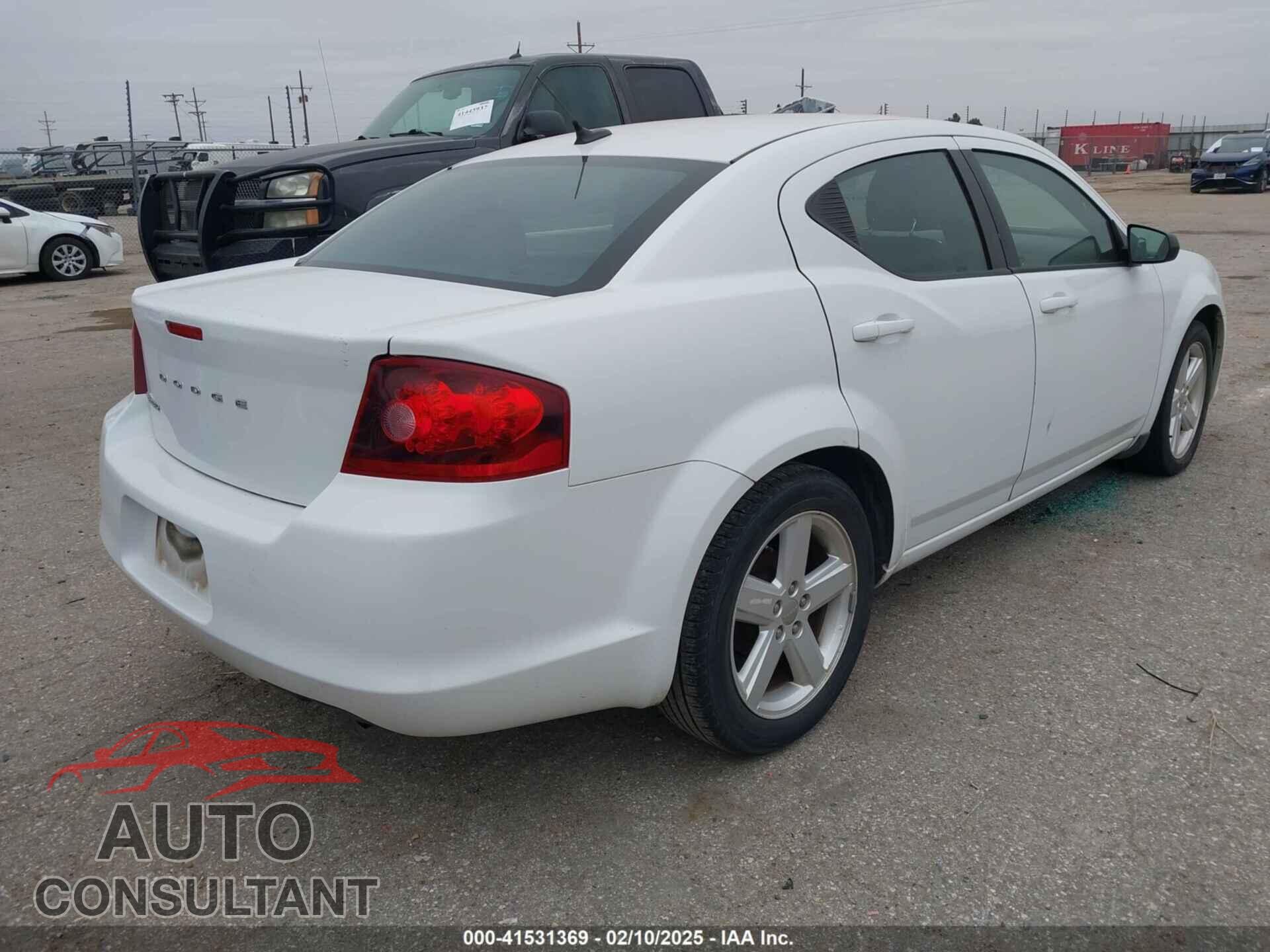 DODGE AVENGER 2013 - 1C3CDZAB3DN534662