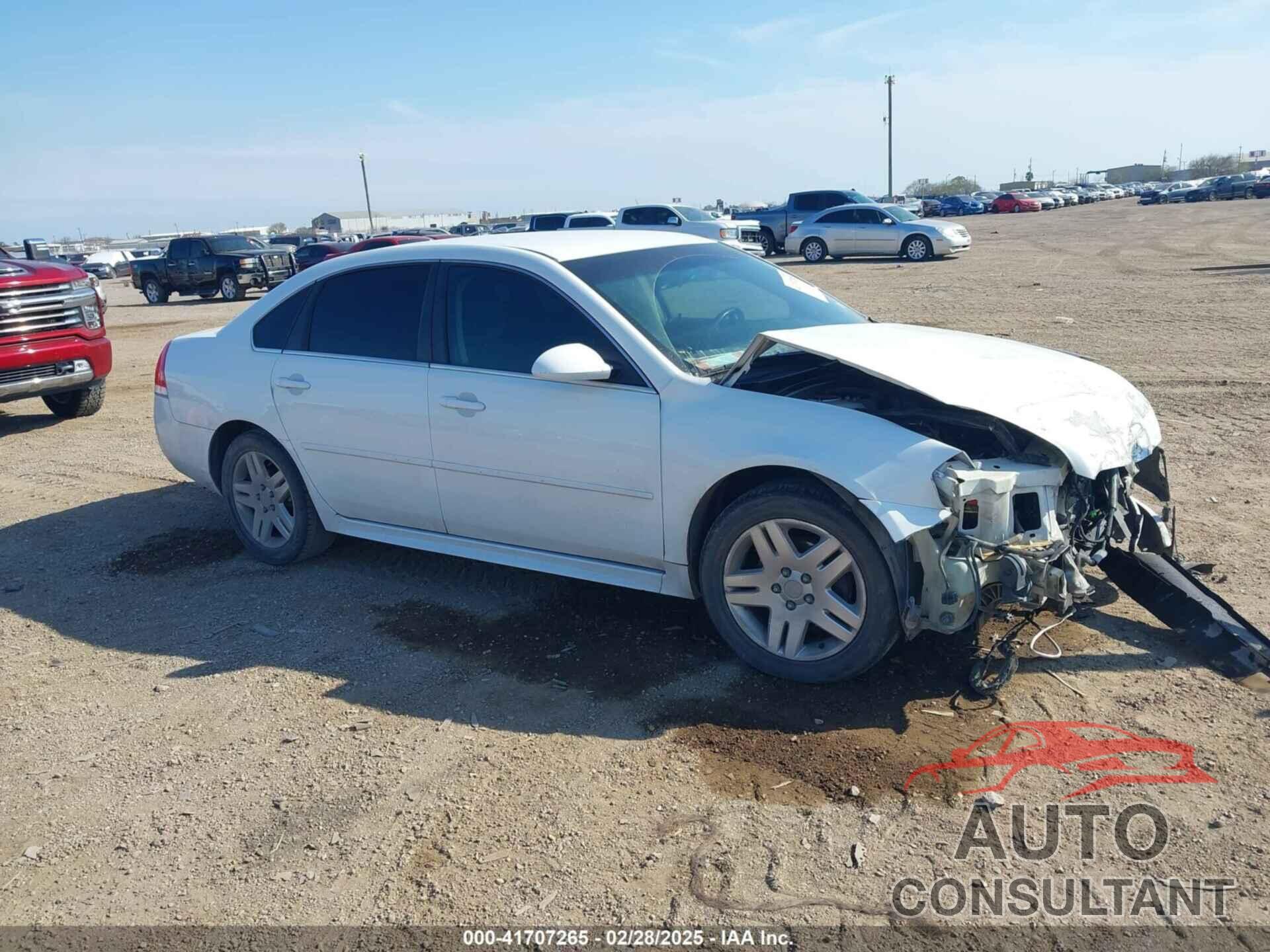 CHEVROLET IMPALA 2012 - 2G1WG5E3XC1221841