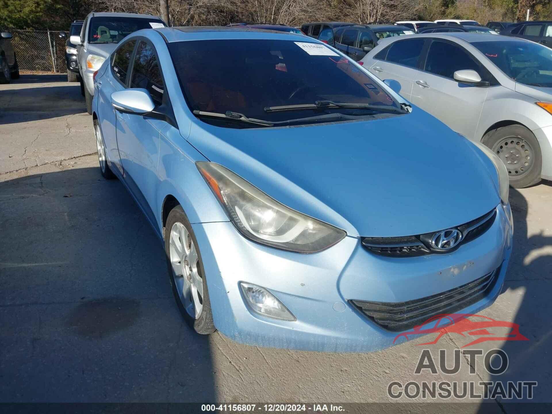 HYUNDAI ELANTRA 2012 - KMHDH4AE2CU450673