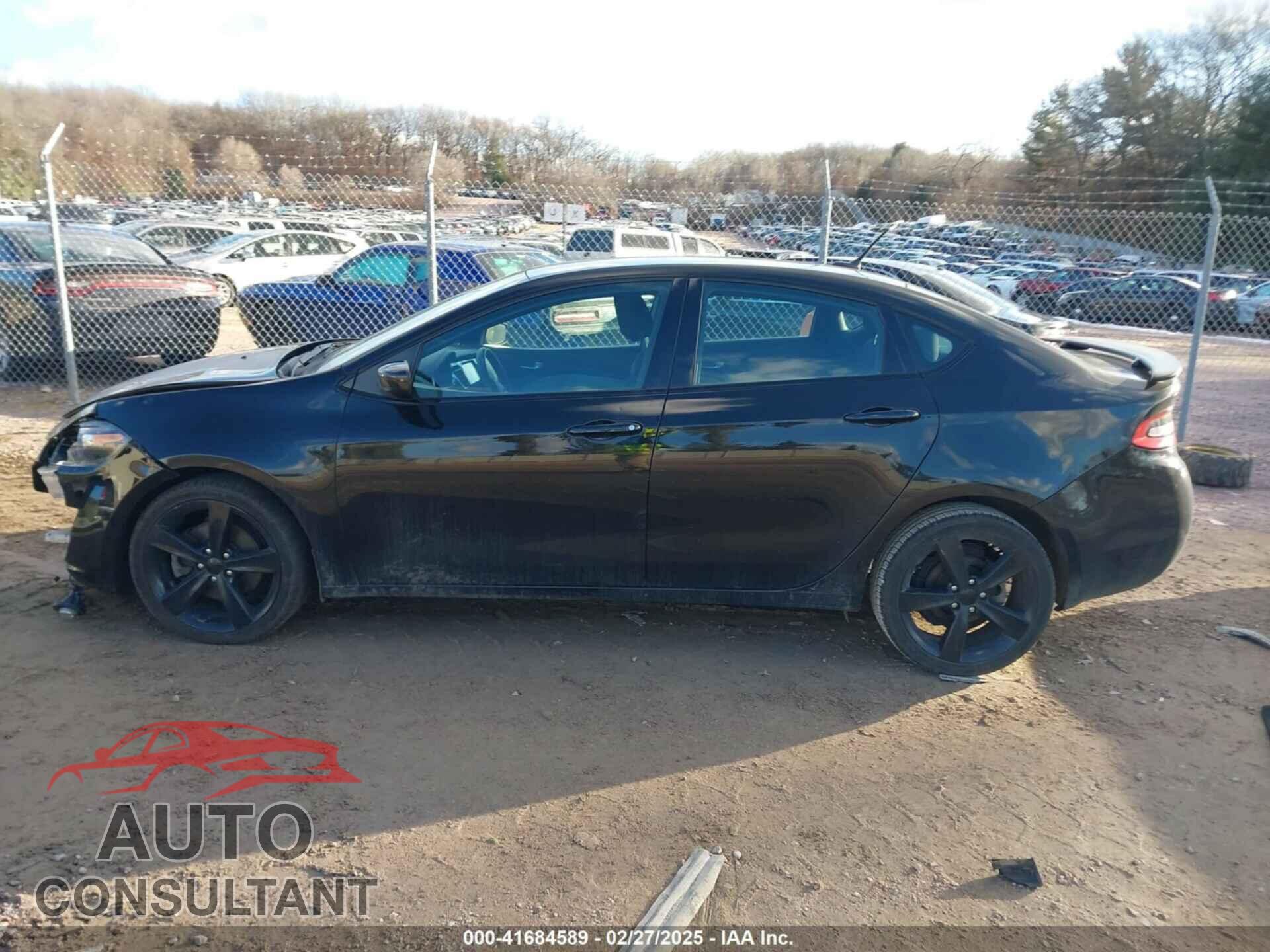 DODGE DART 2015 - 1C3CDFBB4FD238376